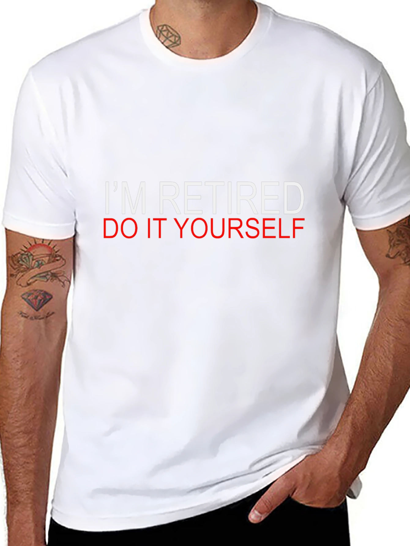 Retired DIY Black T-Shirt