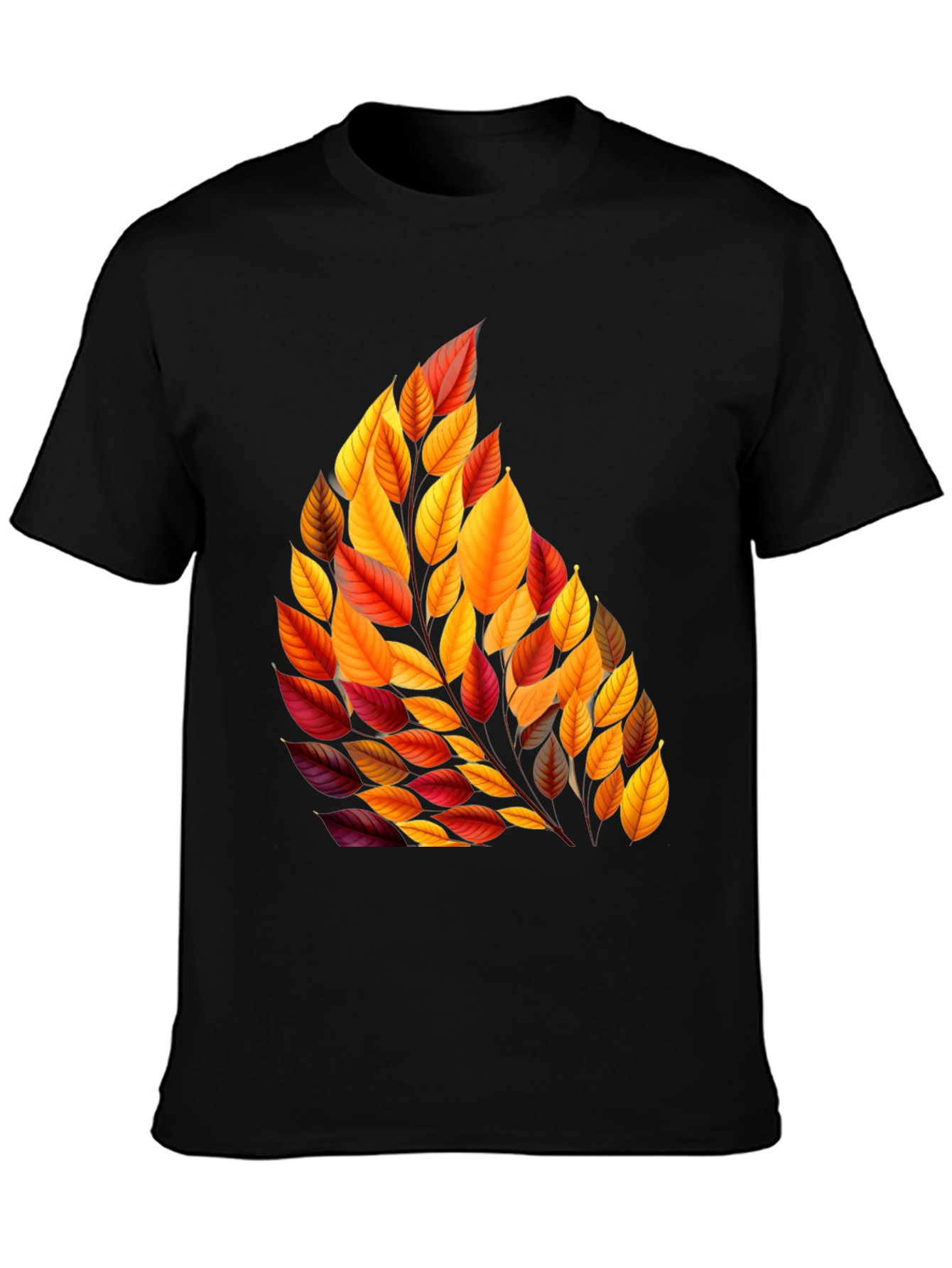 Autumn Leaves Graphic T-Shirt - Stylish Fall Design