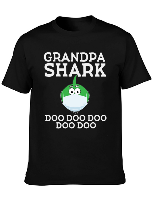 Grandpa Shark Doo Doo Funny T-Shirt