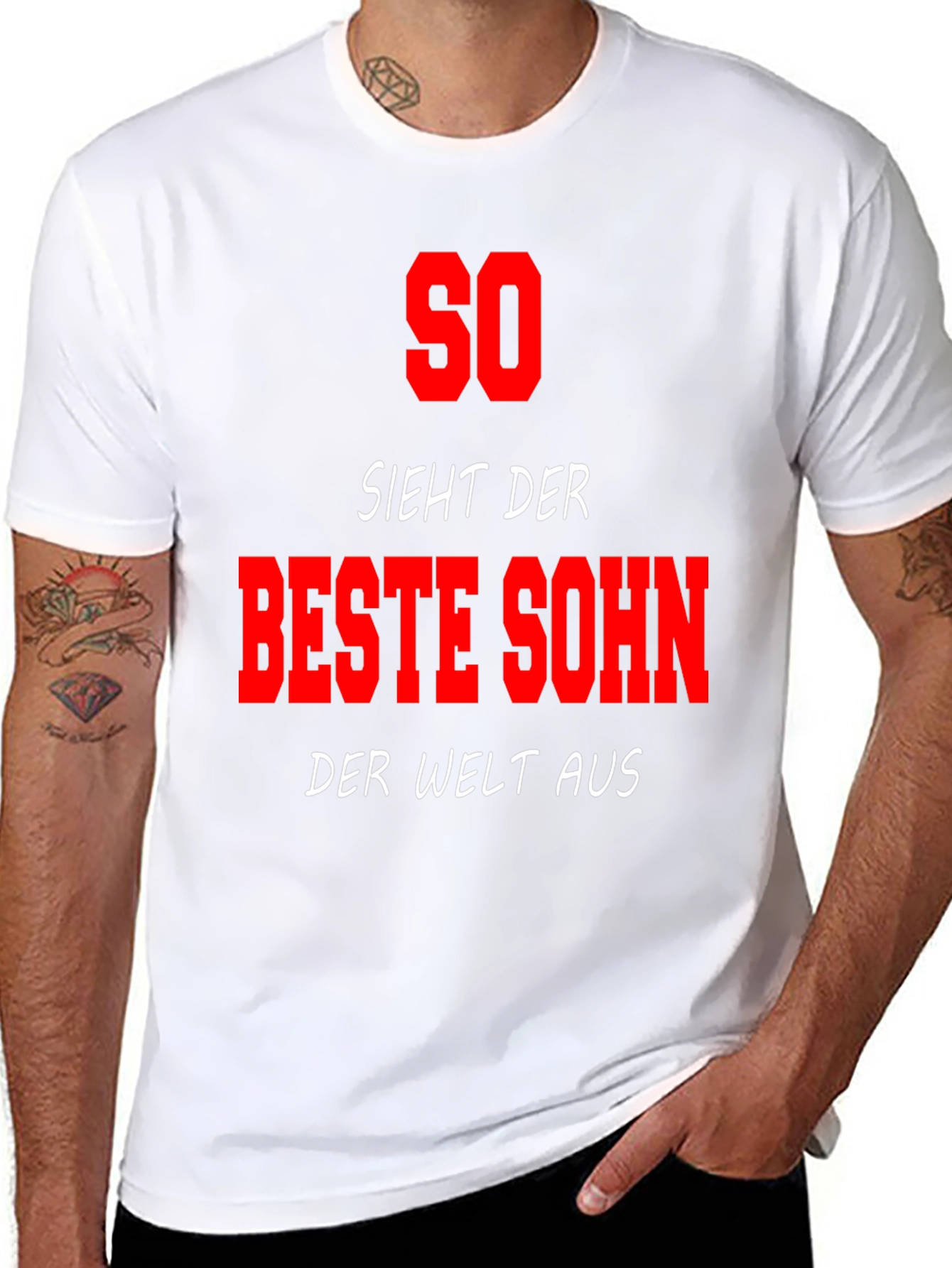 Best Son Ever Black T-Shirt - German Pride