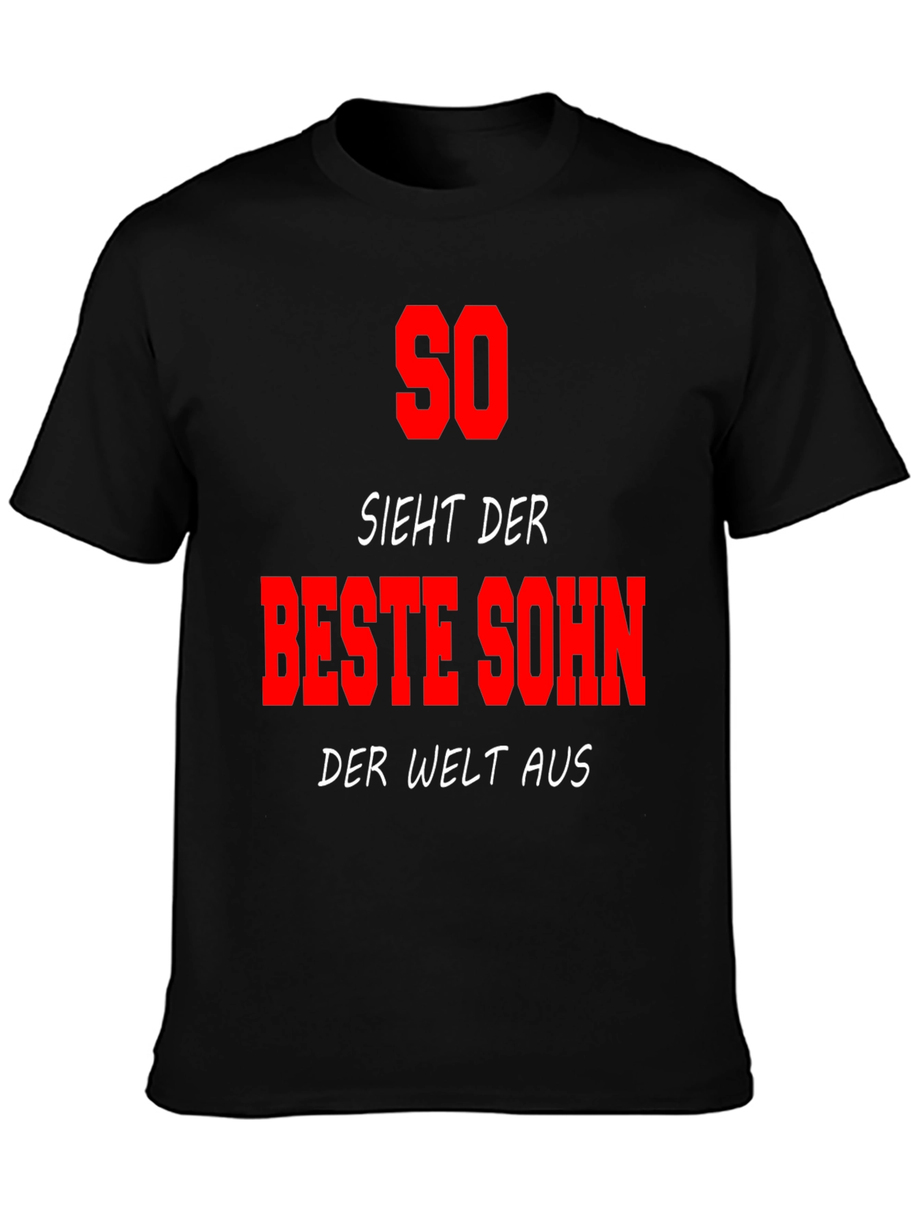 Best Son Ever Black T-Shirt - German Pride