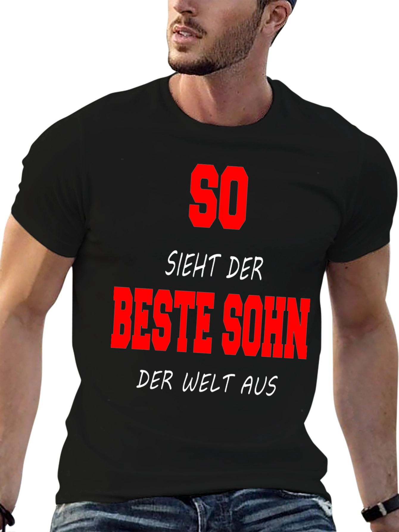 Best Son Ever Black T-Shirt - German Pride