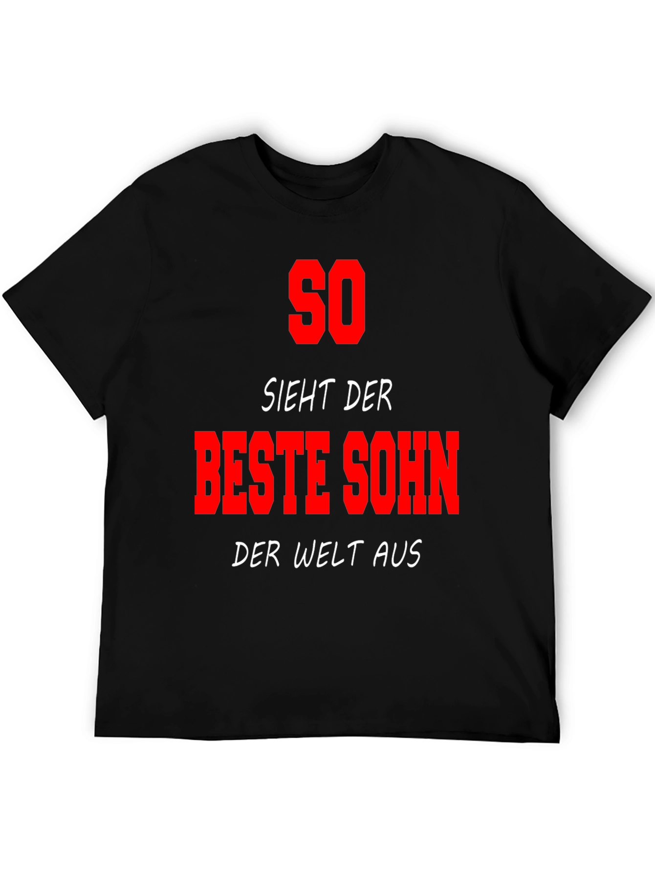 Best Son Ever Black T-Shirt - German Pride