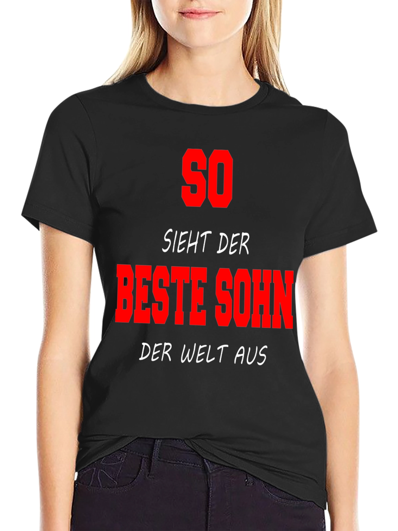 Best Son Ever Black T-Shirt - German Pride