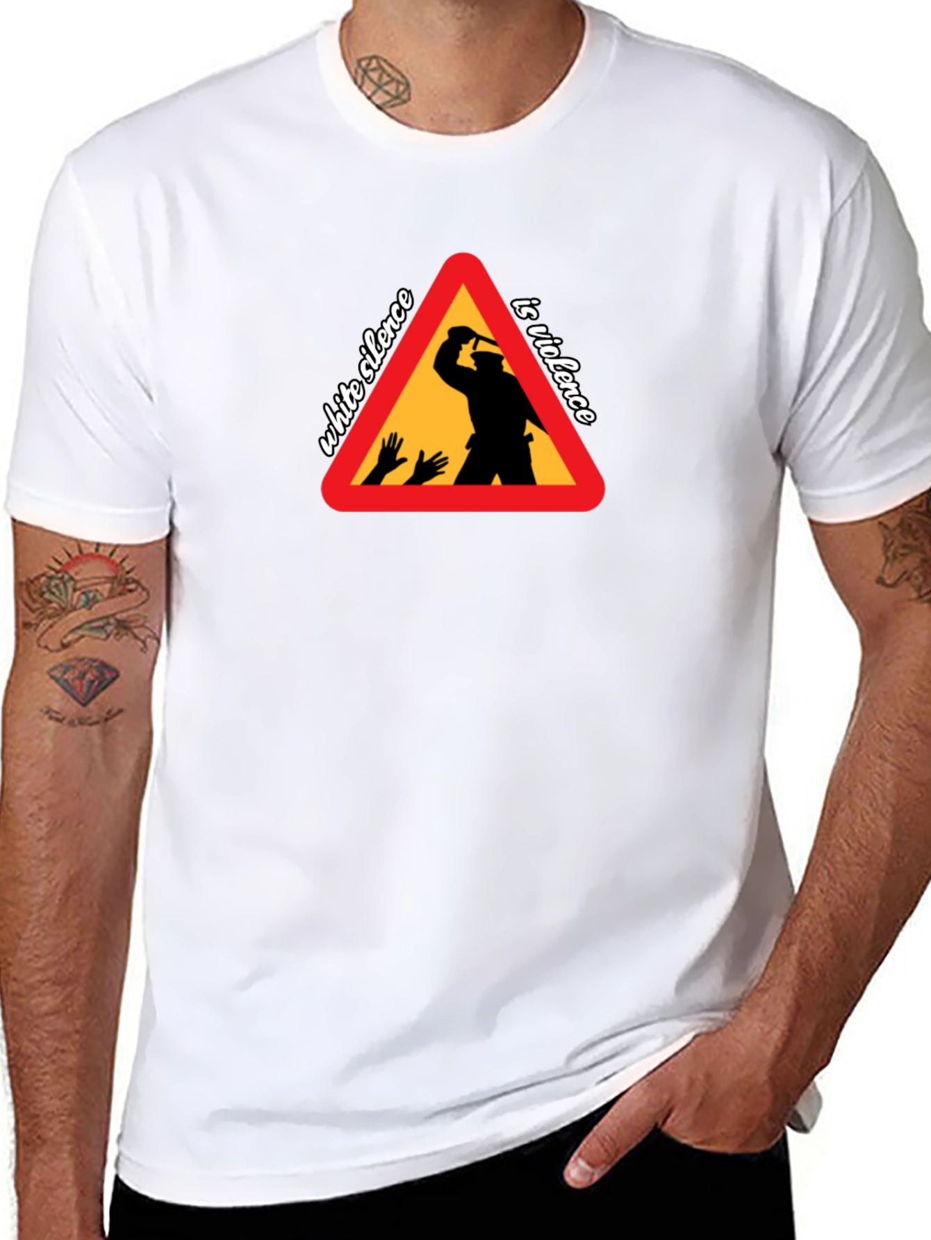 White Silence is Violence Graphic Tee