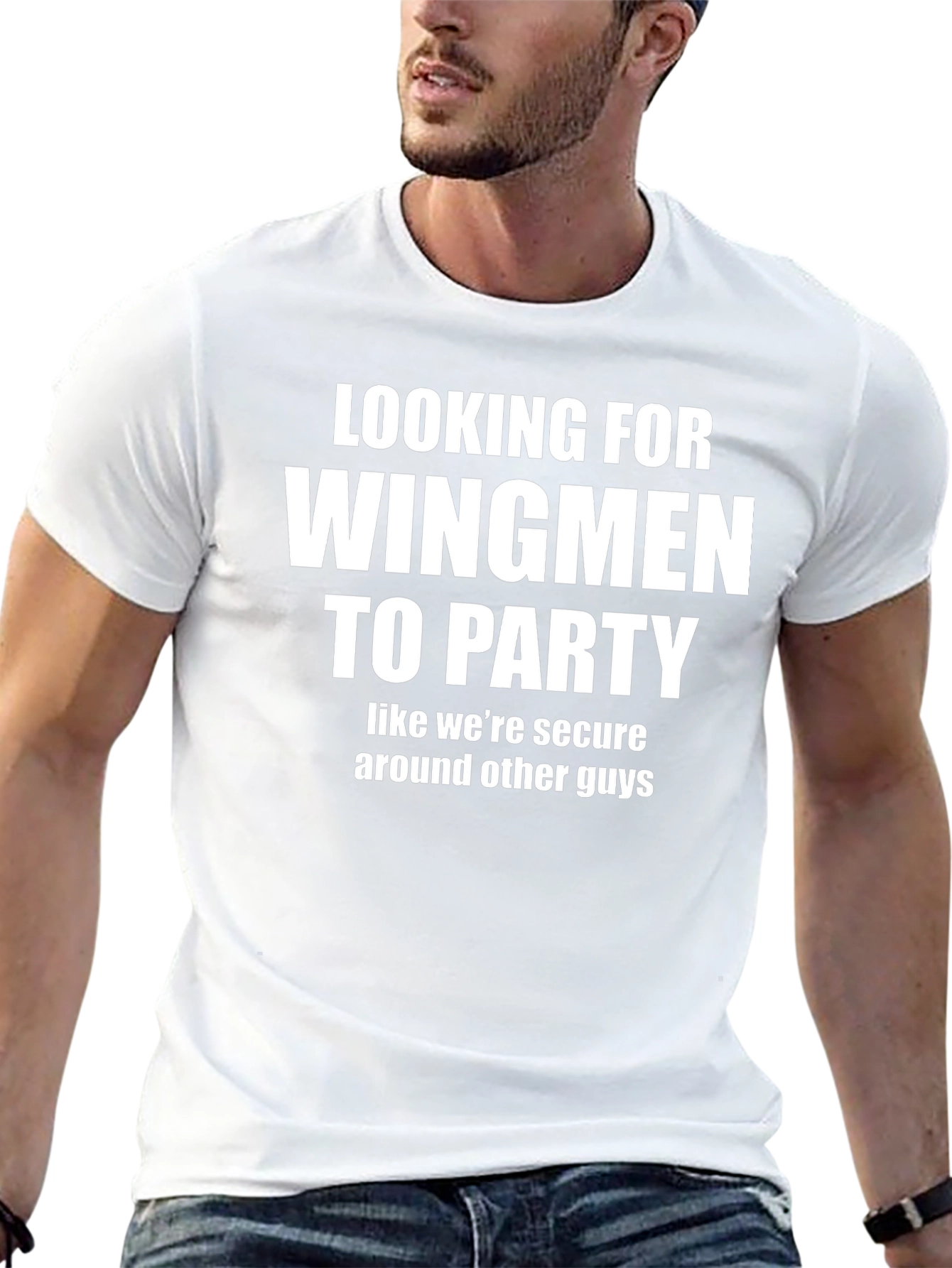 Wingmen Party T-Shirt - Humorous & Bold