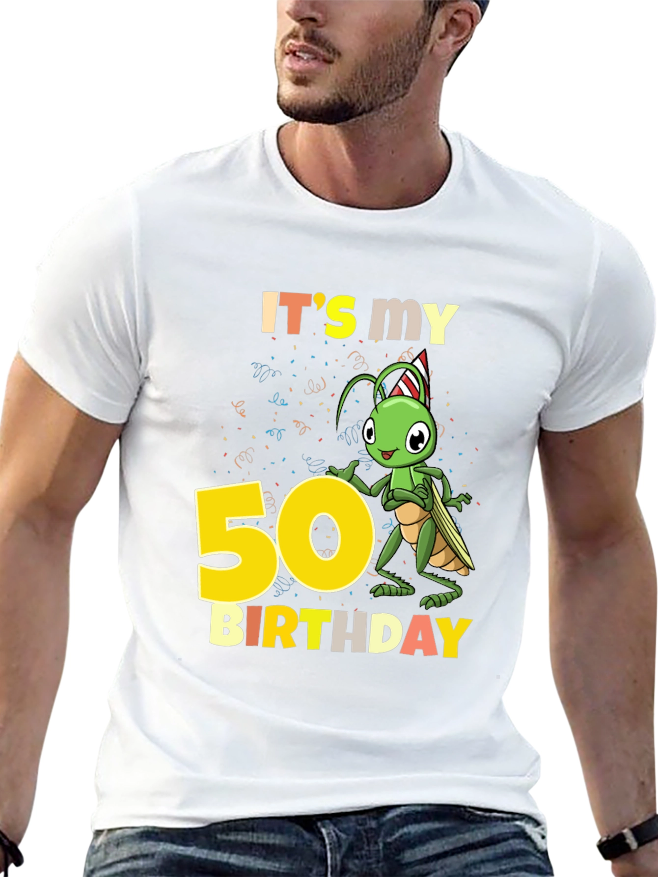 50th Birthday Cricket Graphic Tee