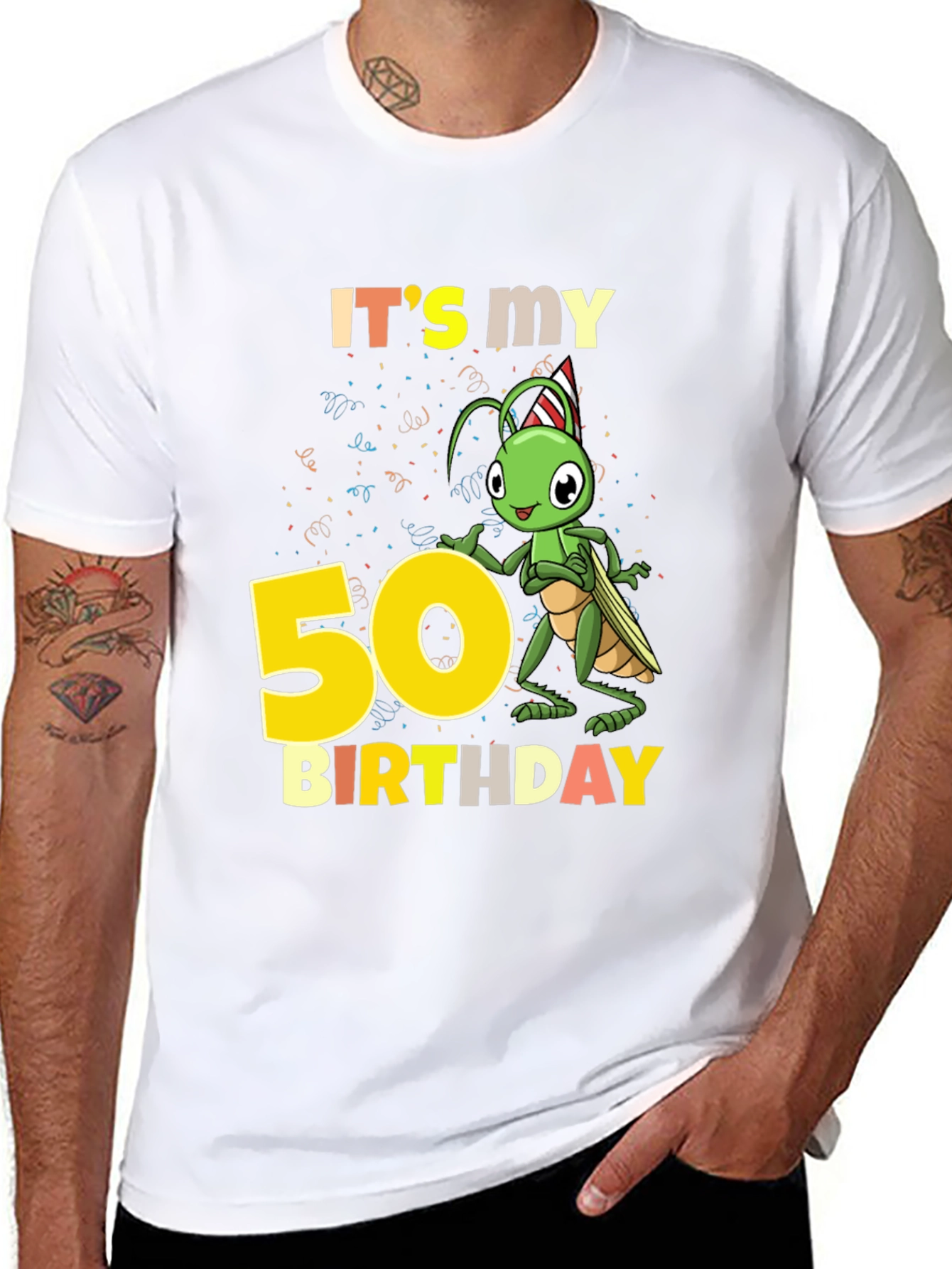 50th Birthday Cricket Graphic Tee