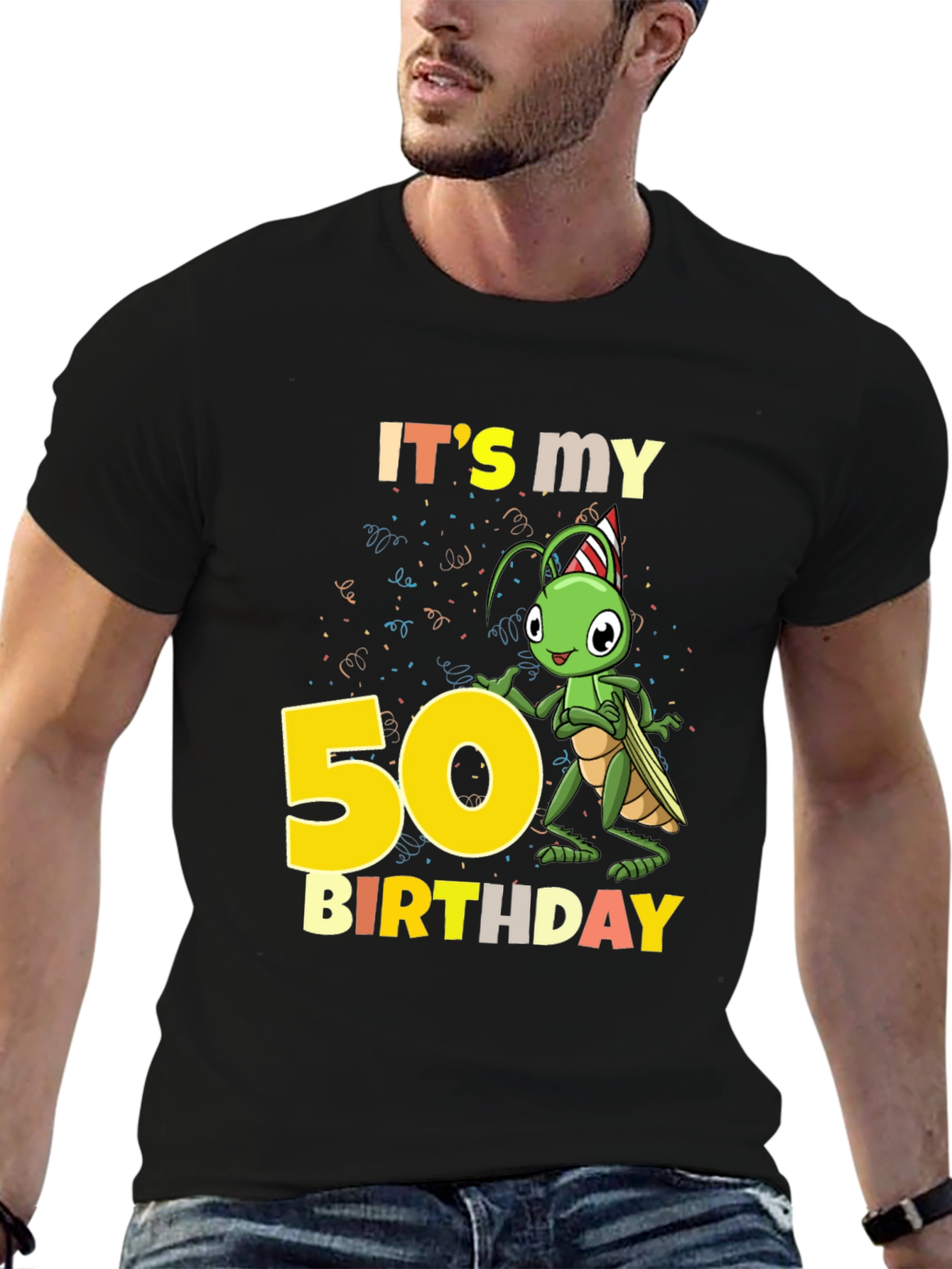 50th Birthday Cricket Graphic Tee
