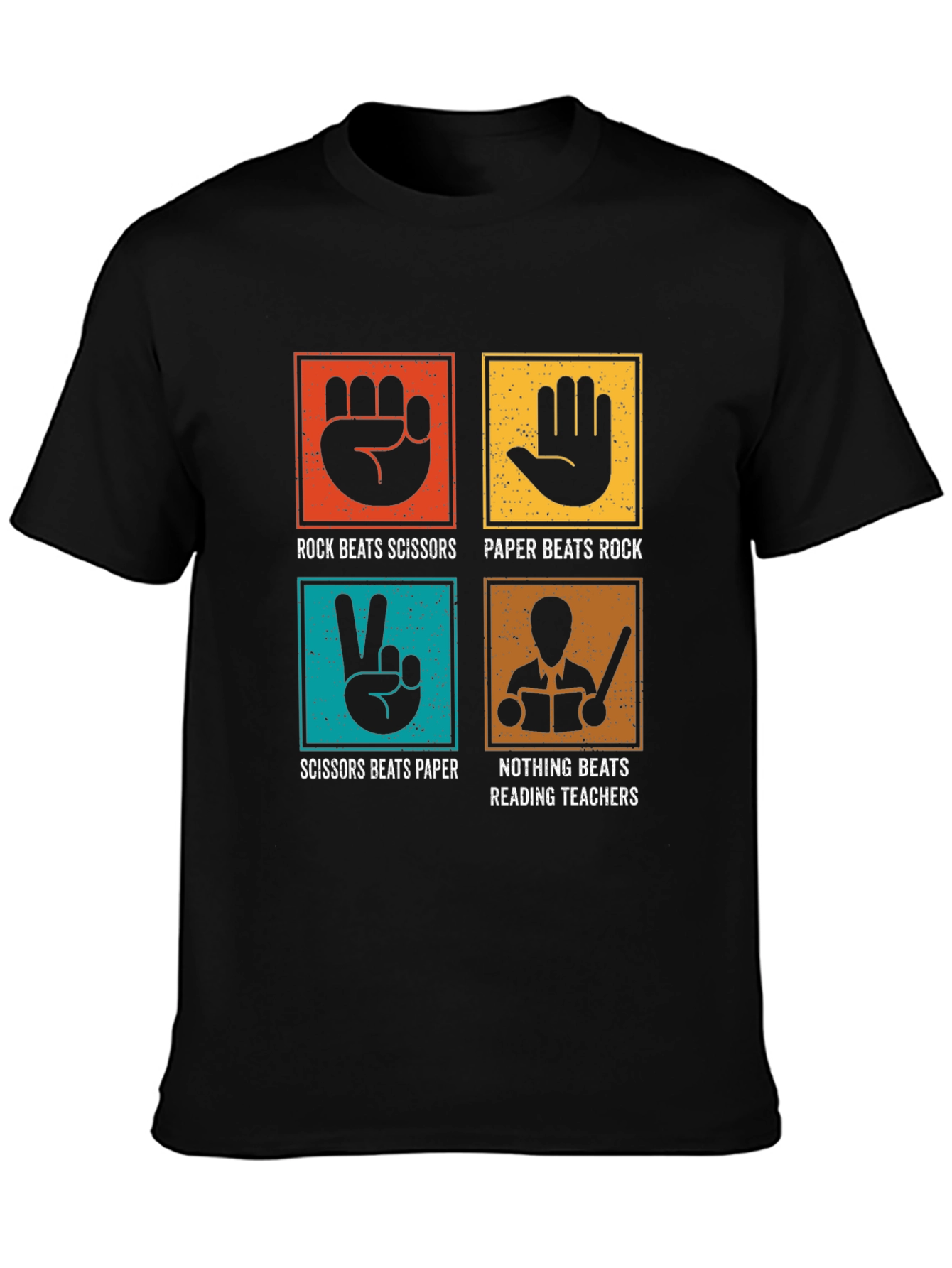 Rock Paper Scissors Teacher Graphic Tee