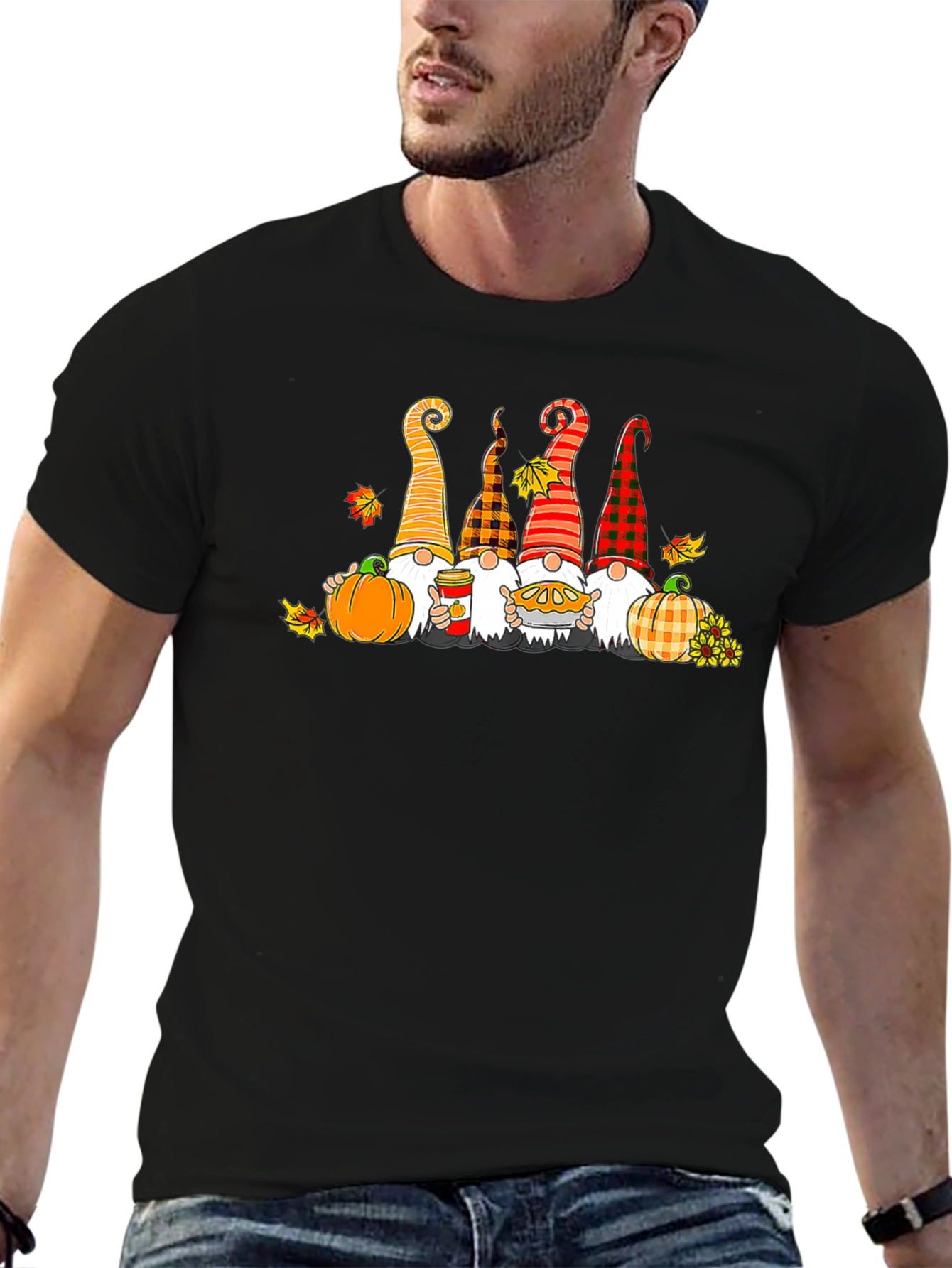 Fall Gnomes Graphic Tee