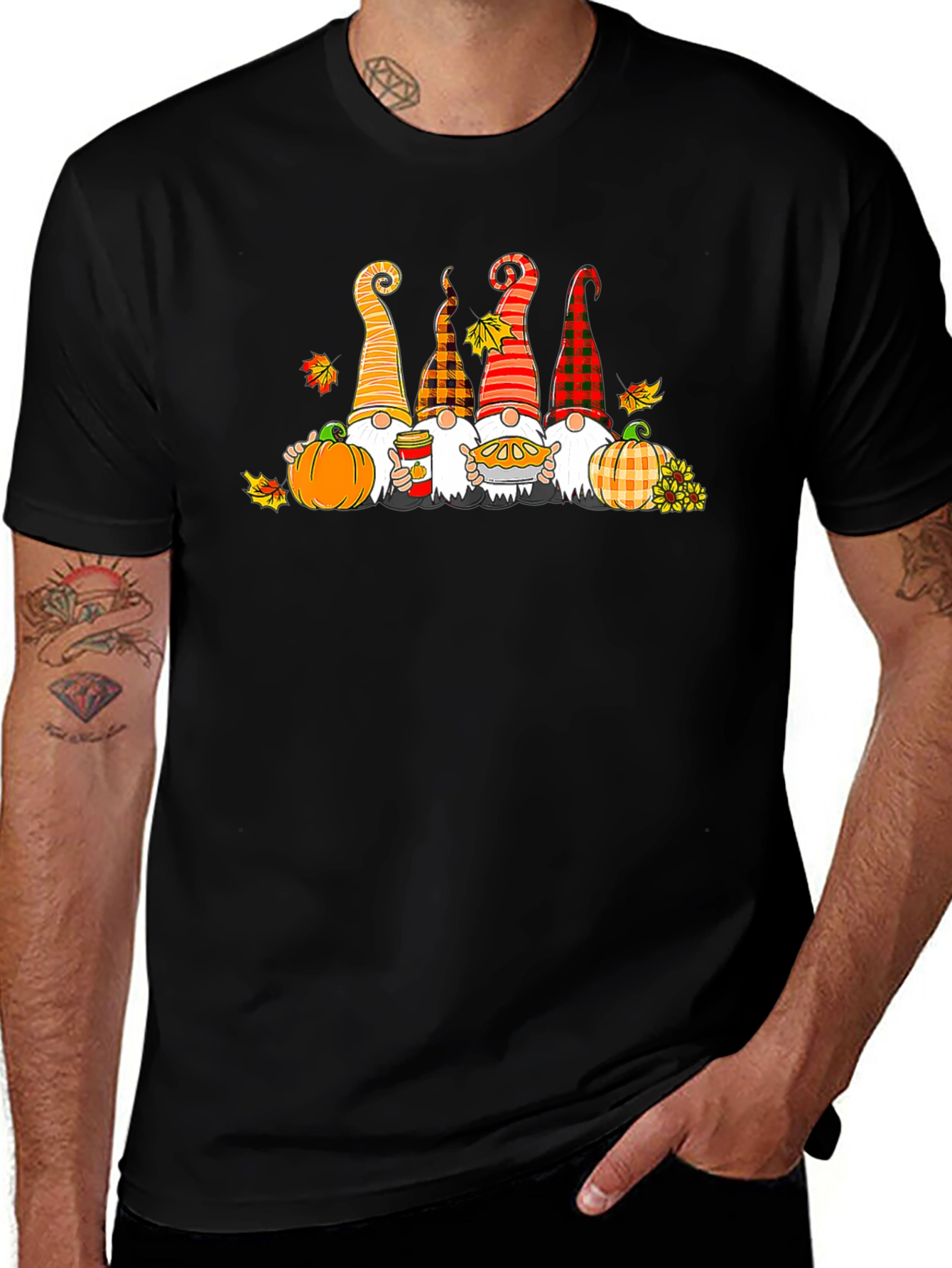 Fall Gnomes Graphic Tee