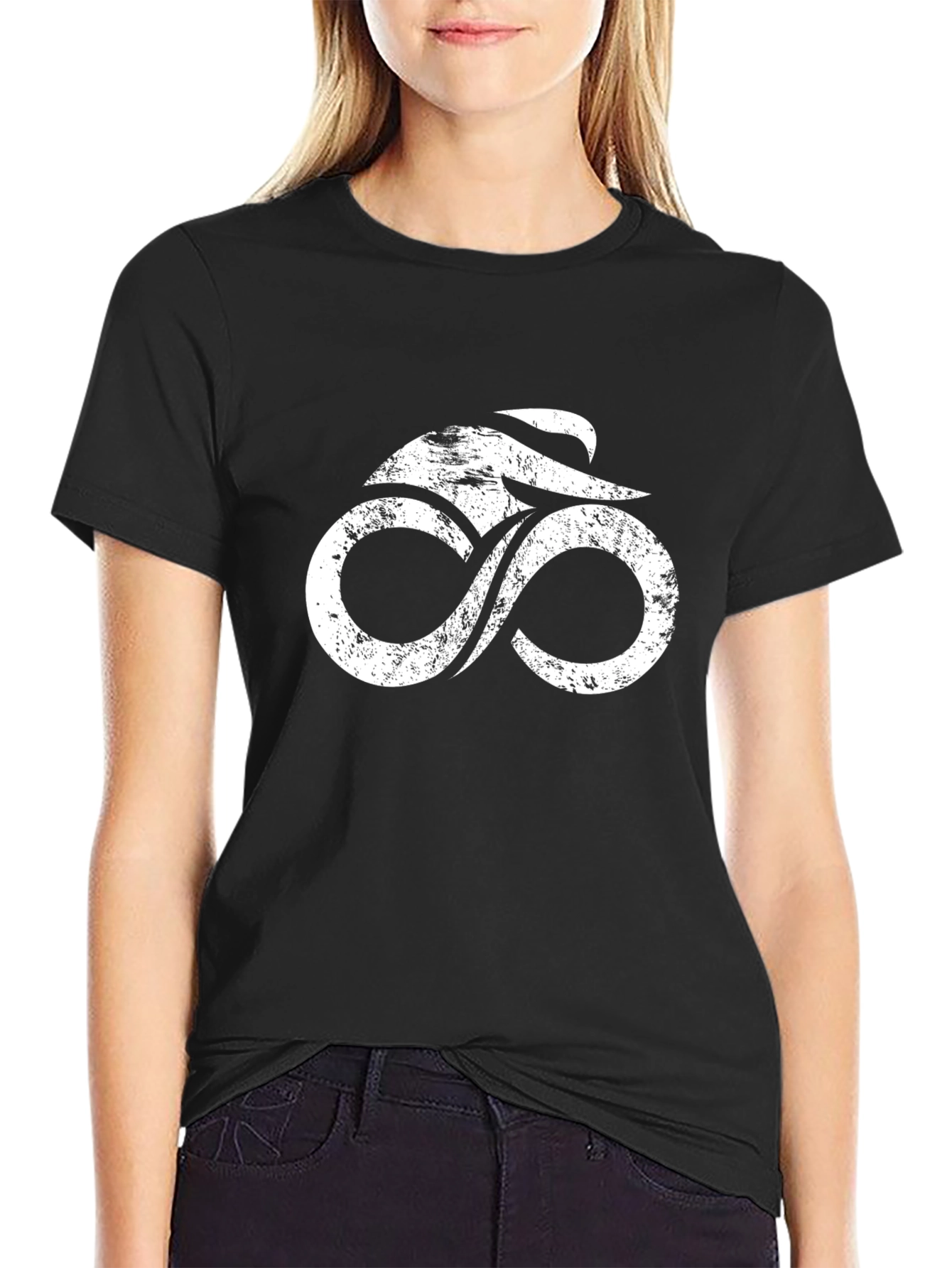 Infinity Bike Graphic Tee - Black