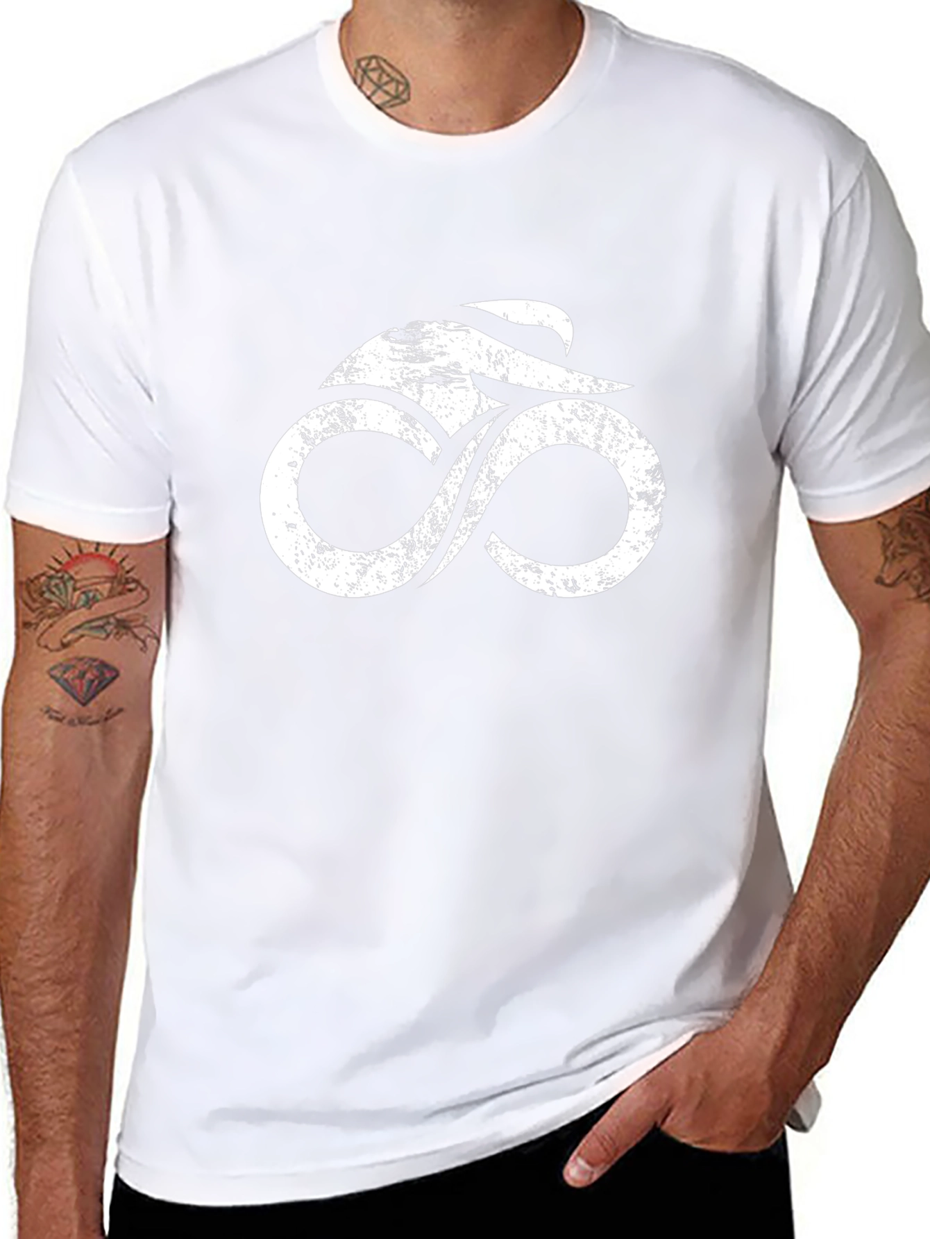 Infinity Bike Graphic Tee - Black