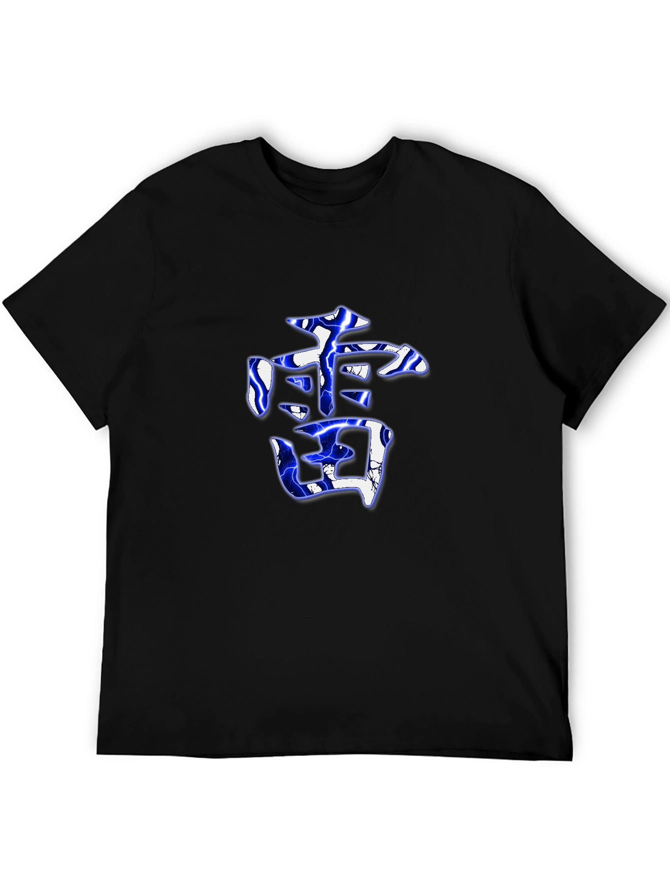 Lightning Kanji Graphic Tee - Black