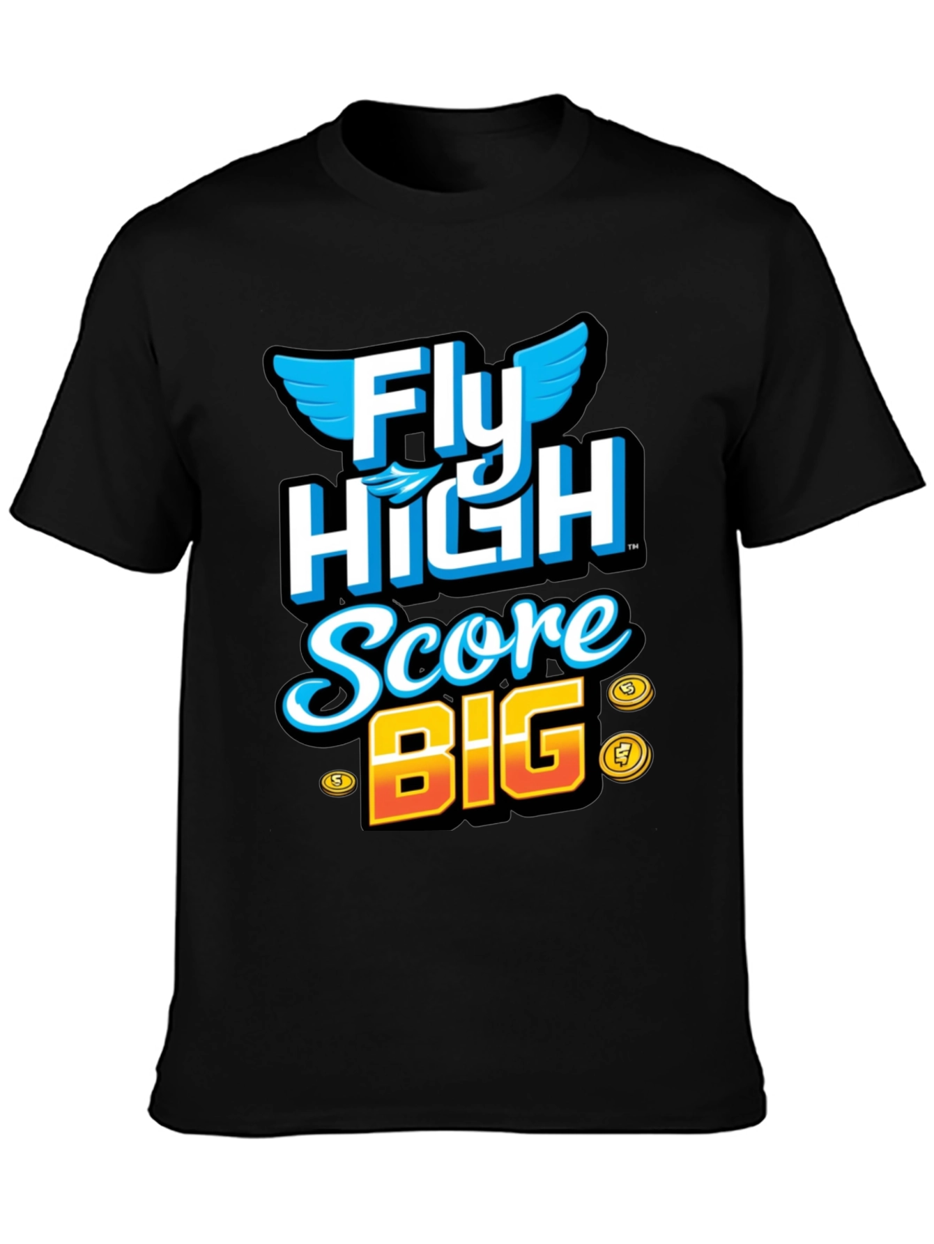 Fly High Score Big Graphic T-Shirt