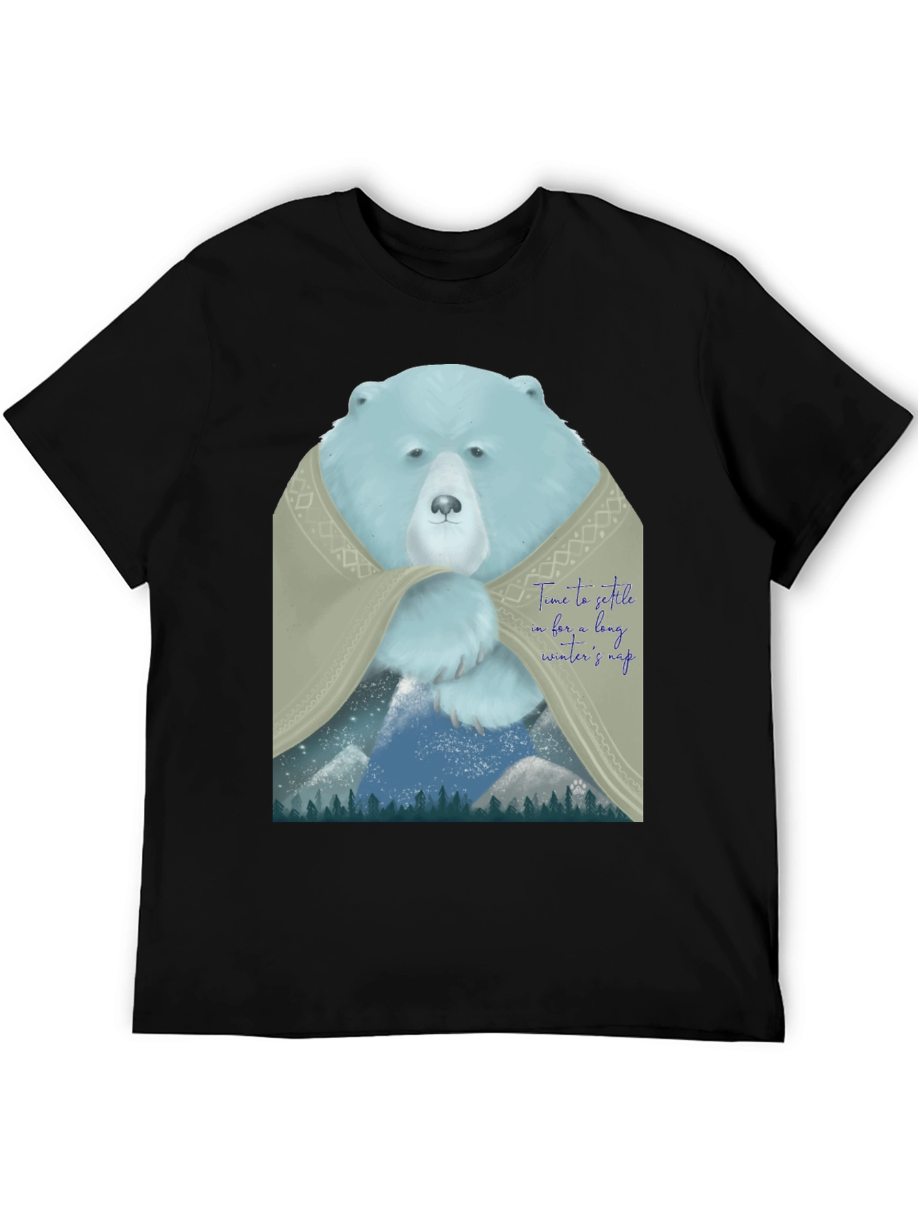 Bear Winter Nap Graphic Tee