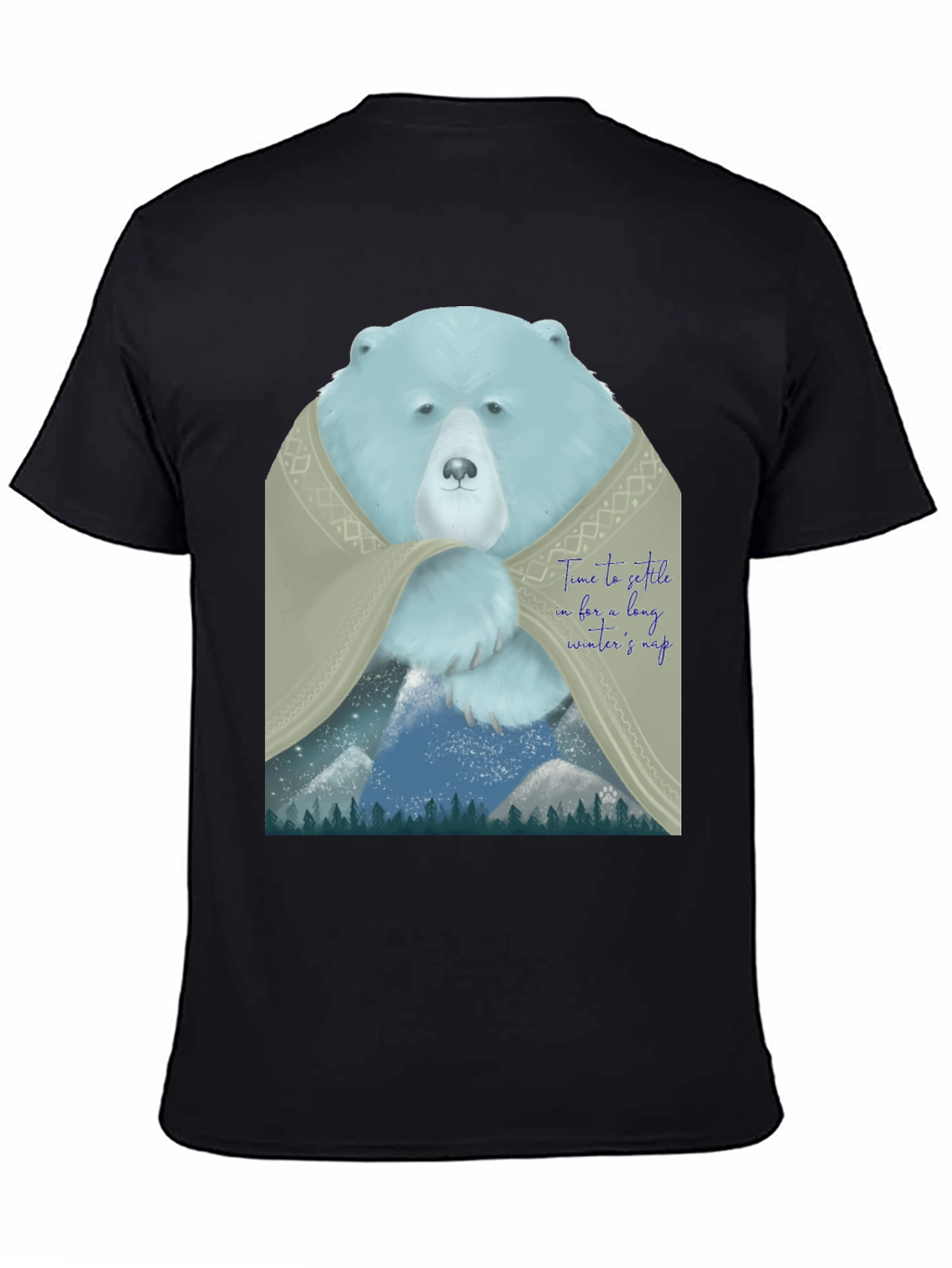 Bear Winter Nap Graphic Tee