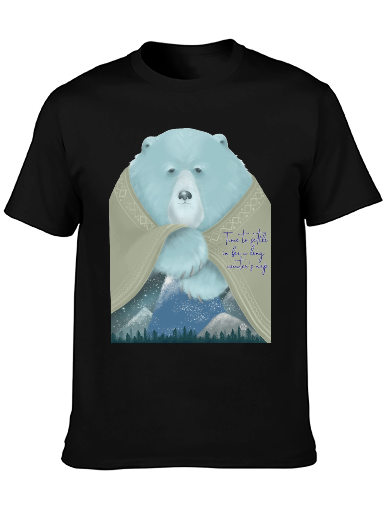 Bear Winter Nap Graphic Tee