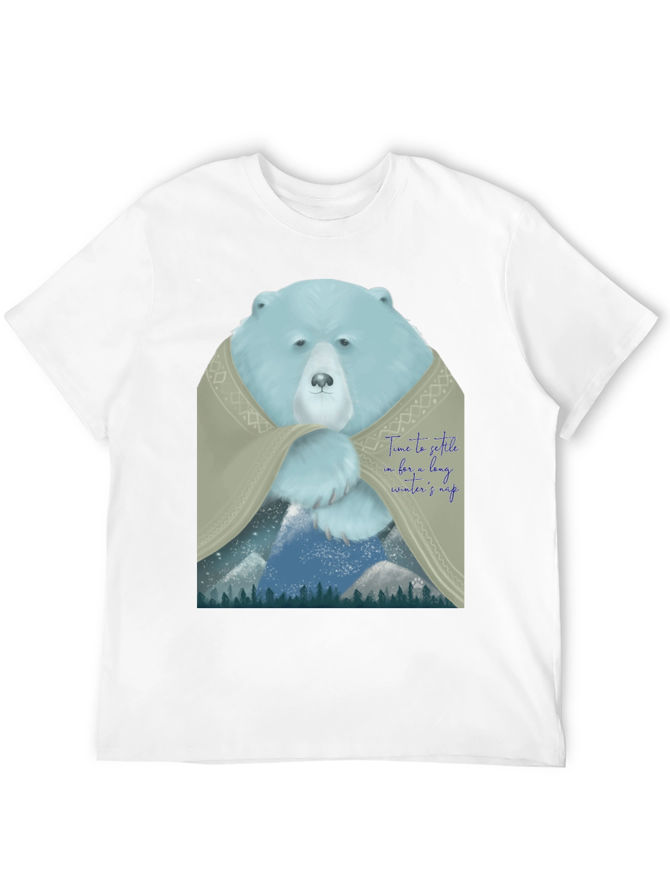 Bear Winter Nap Graphic Tee