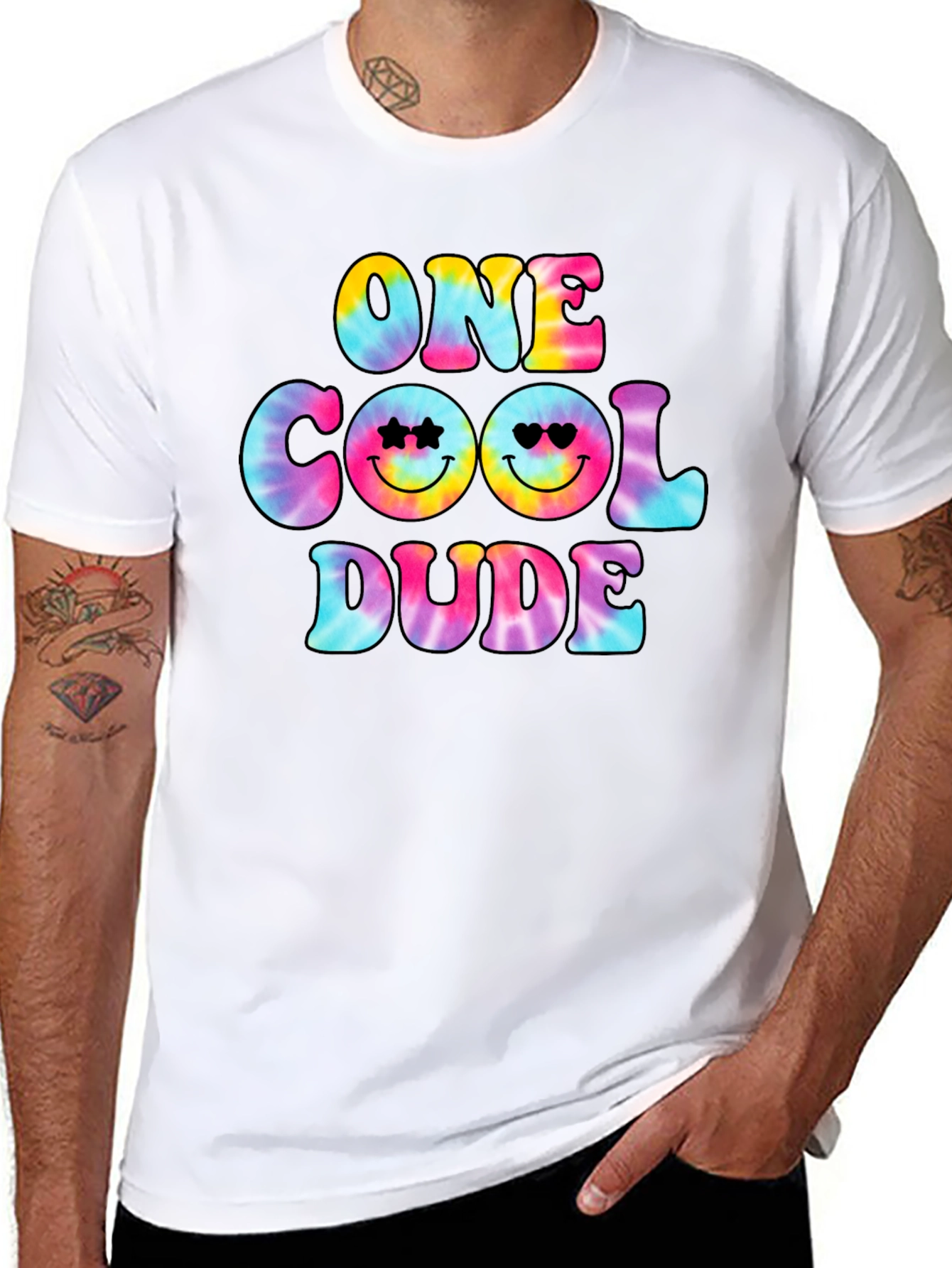 One Cool Dude Tie Dye T-Shirt