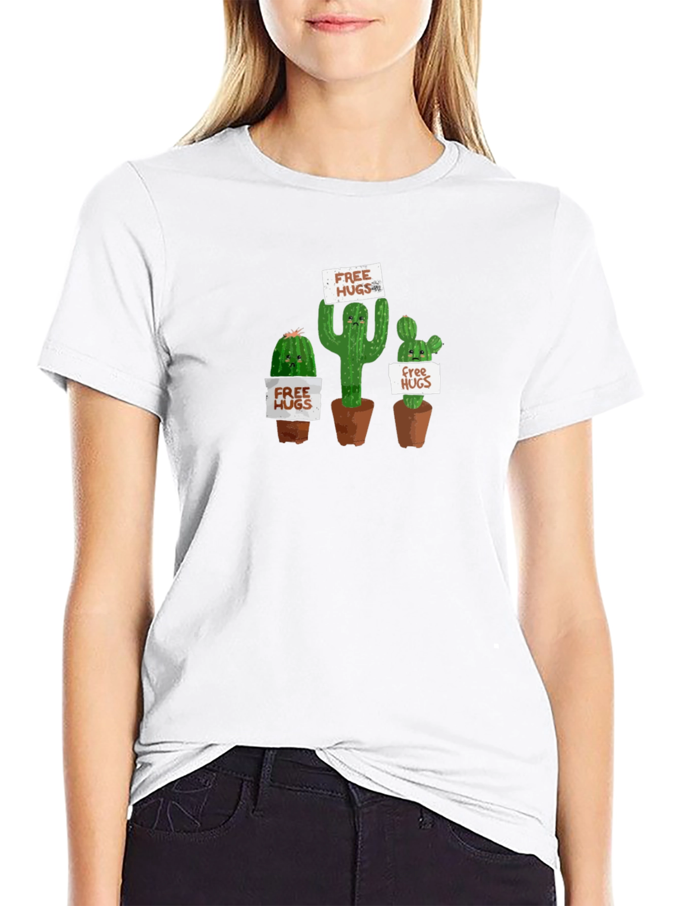 Cactus Free Hugs Graphic Tee