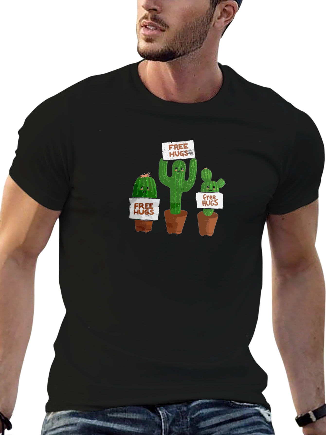 Cactus Free Hugs Graphic Tee