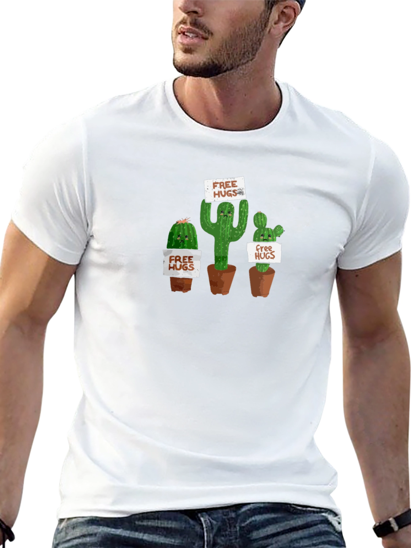 Cactus Free Hugs Graphic Tee