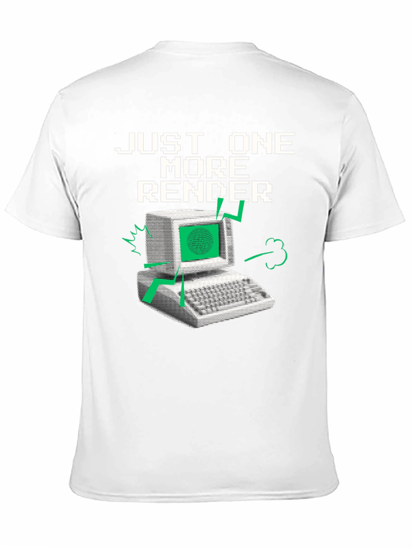 Just One More Render Black Graphic T-Shirt