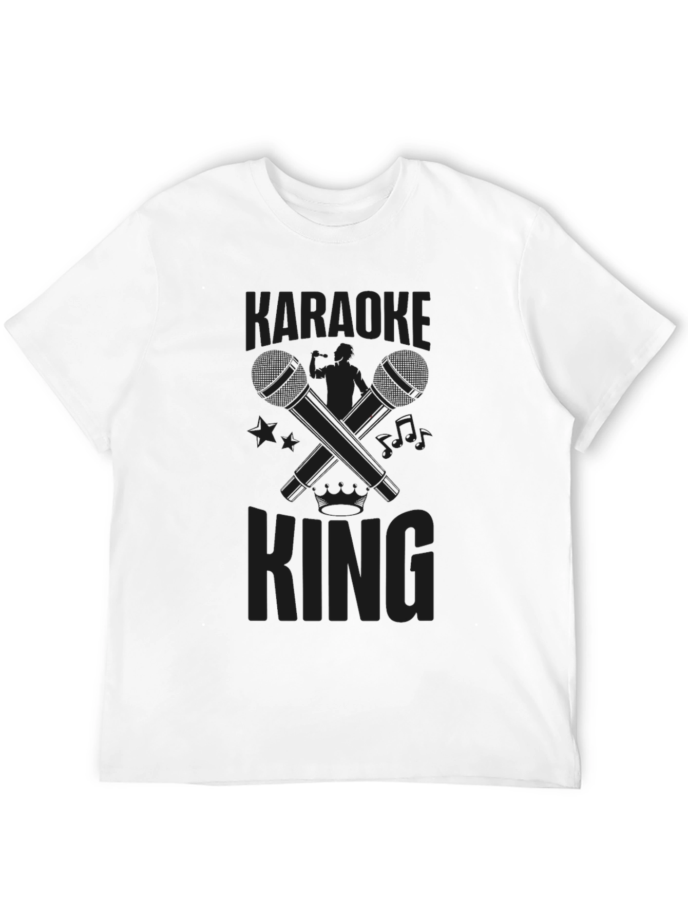 Karaoke King Black Graphic Tee