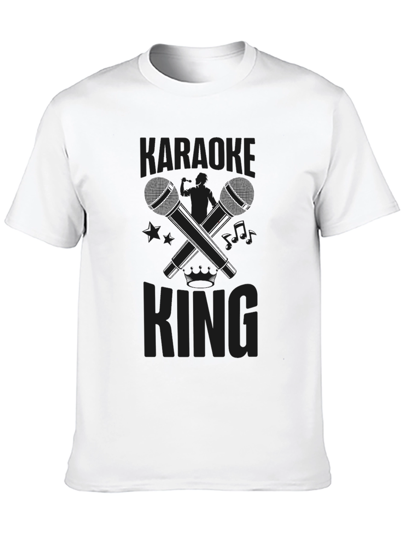 Karaoke King Black Graphic Tee