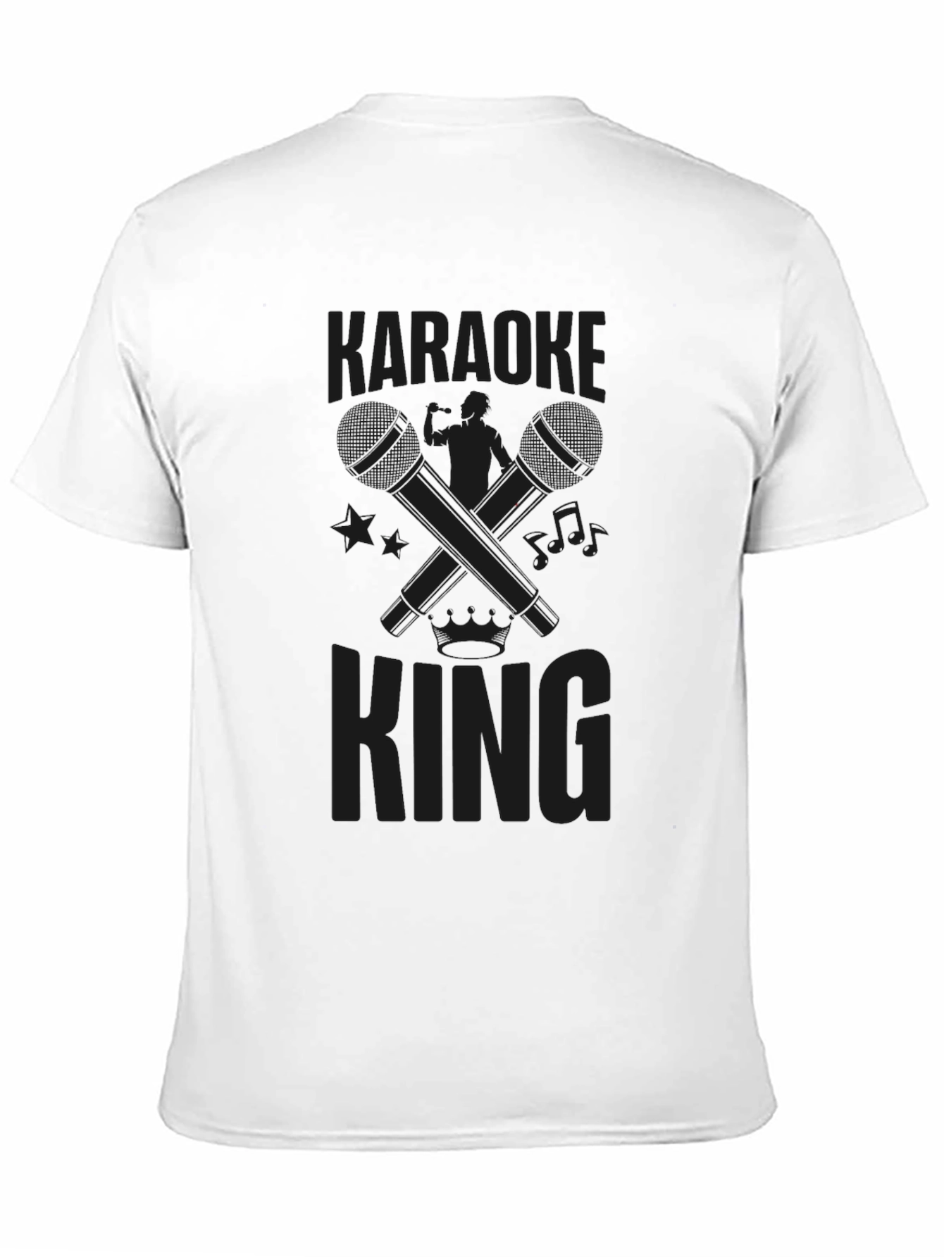 Karaoke King Black Graphic Tee