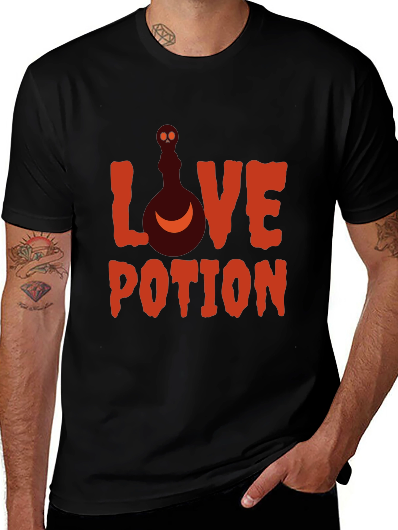 Love Potion Halloween T-Shirt - Black