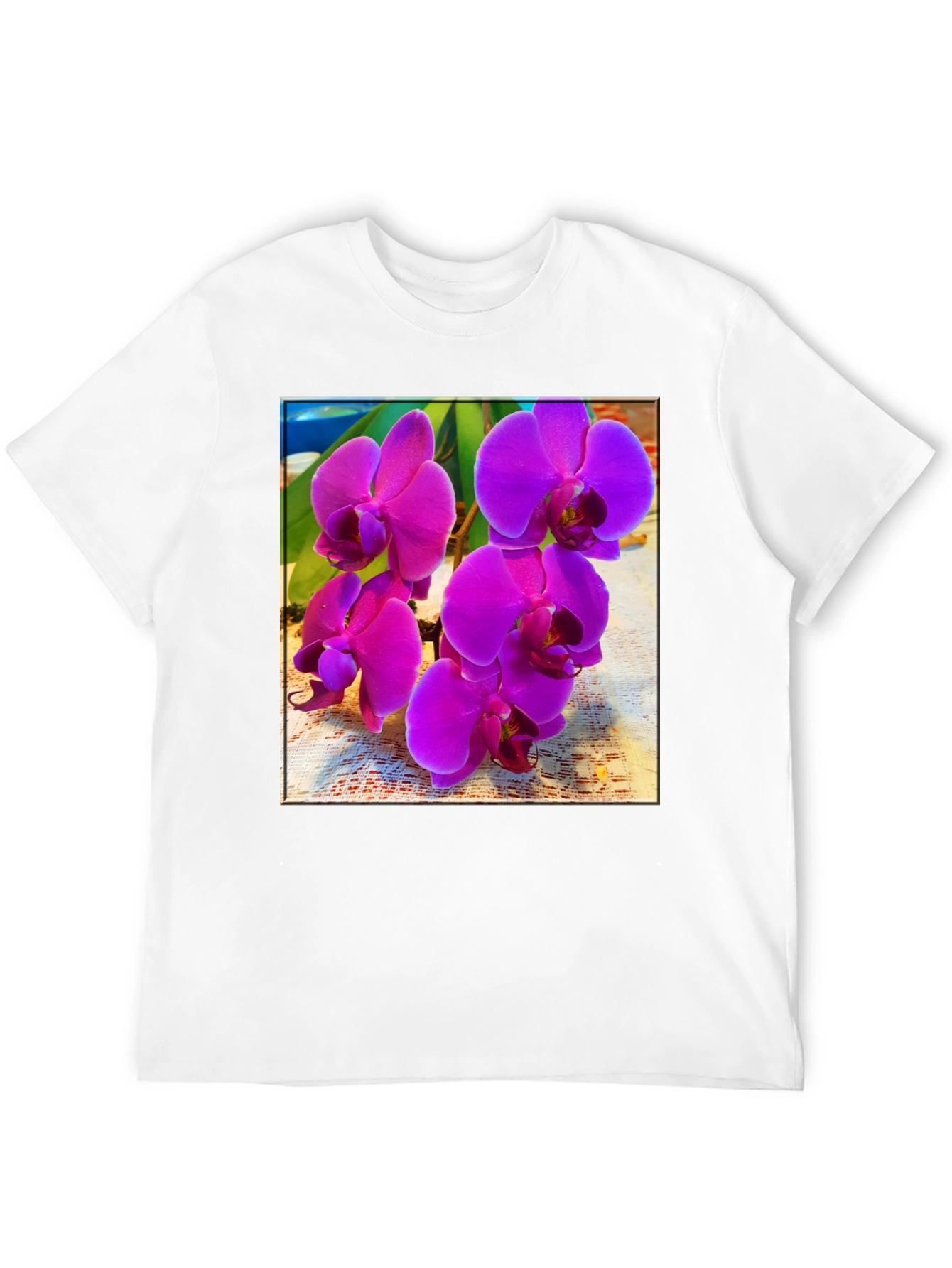Orchid Flower Graphic T-Shirt