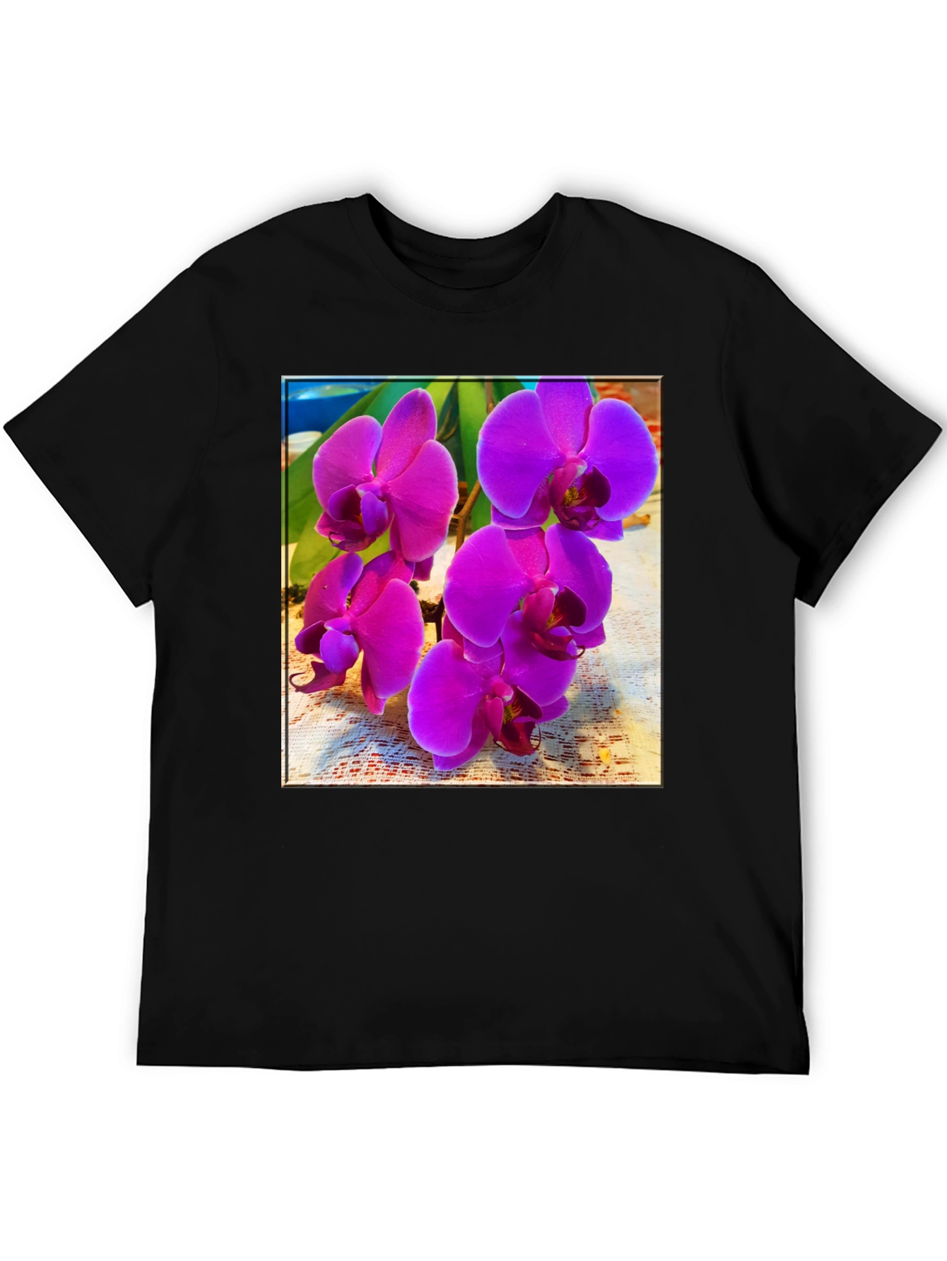 Orchid Flower Graphic T-Shirt