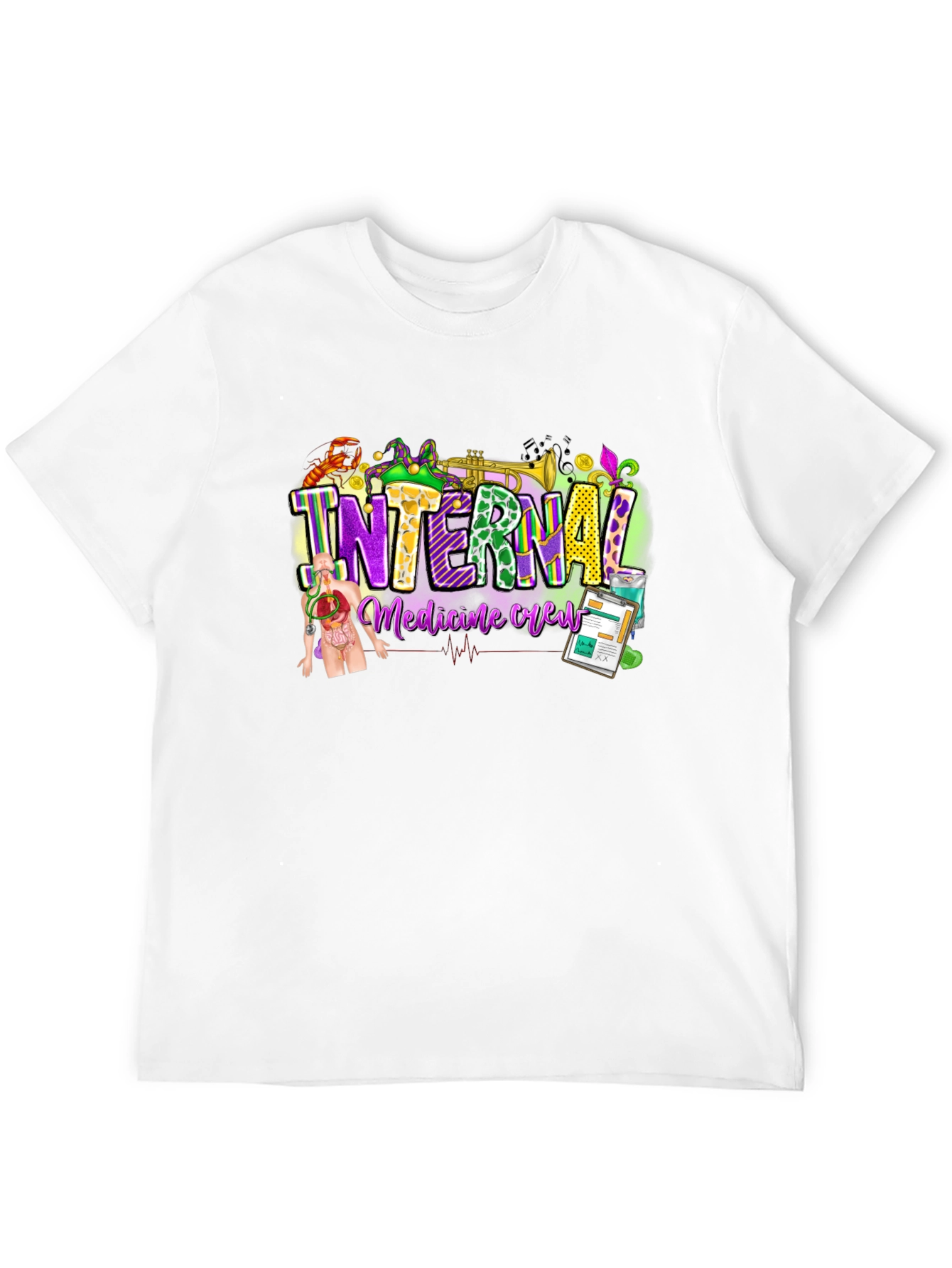 Internal Medicine Crew Black T-Shirt