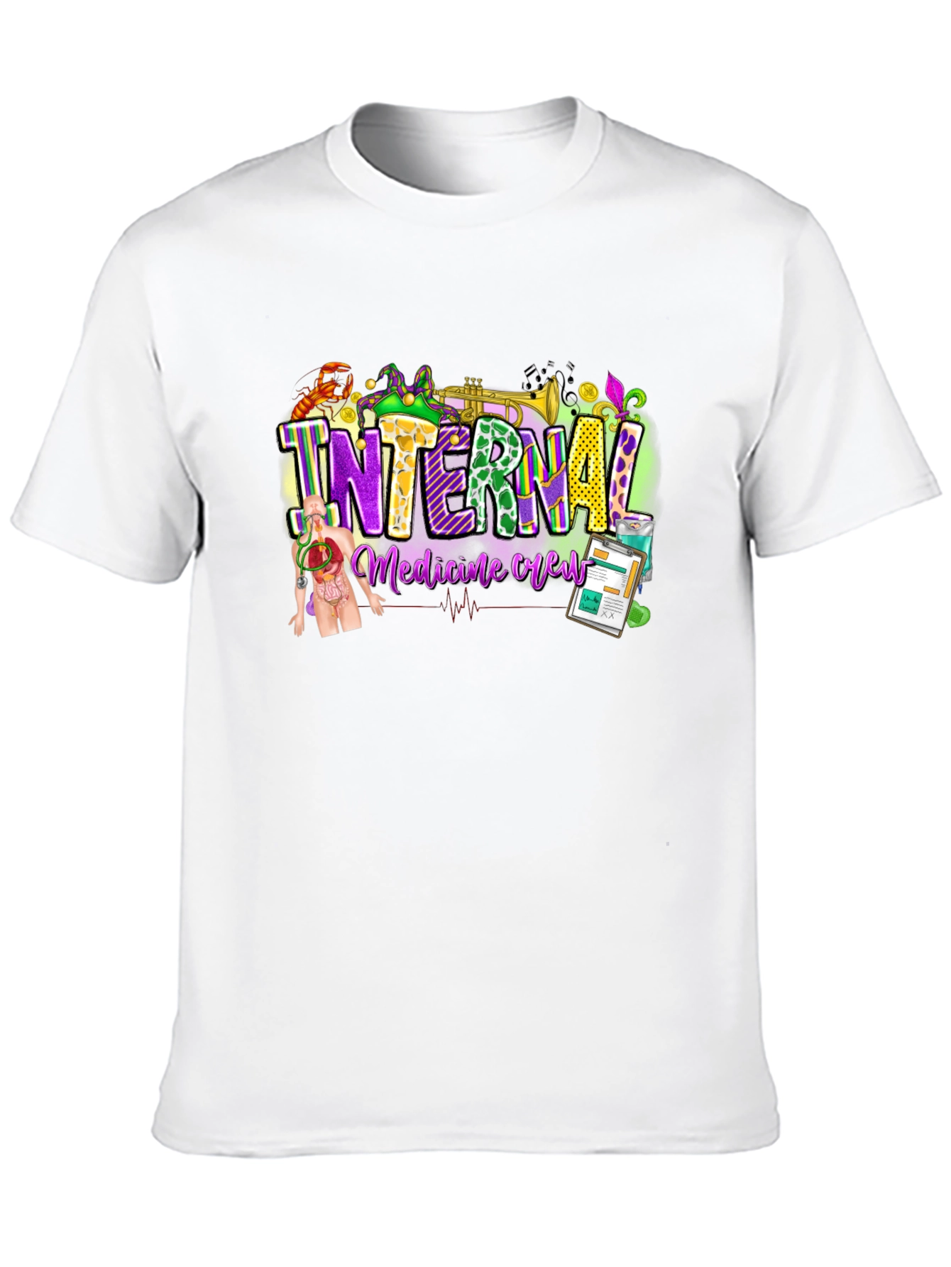 Internal Medicine Crew Black T-Shirt