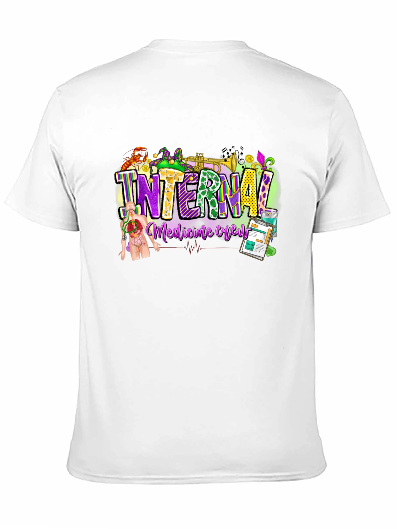 Internal Medicine Crew Black T-Shirt