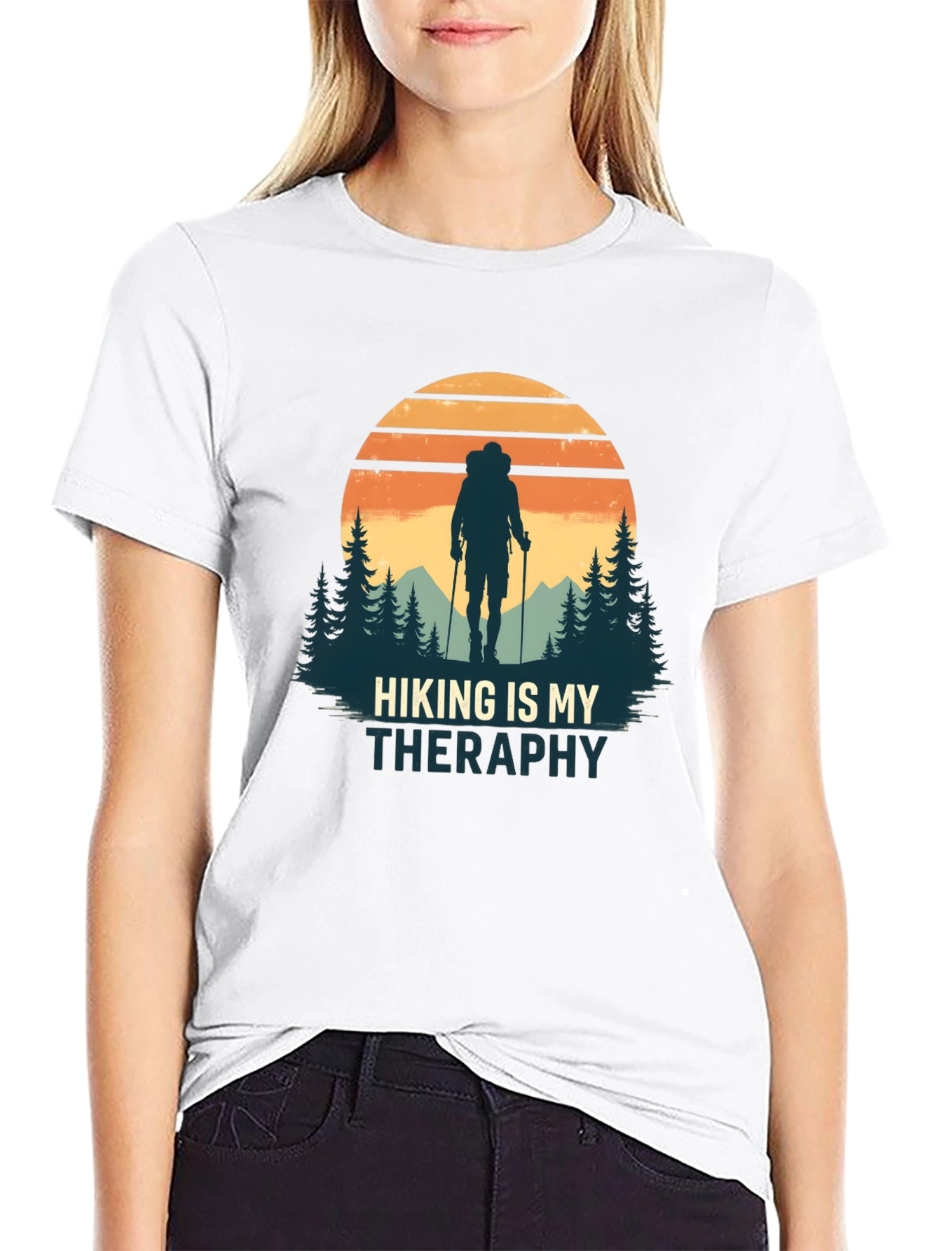 Hiking is My Therapy T-Shirt