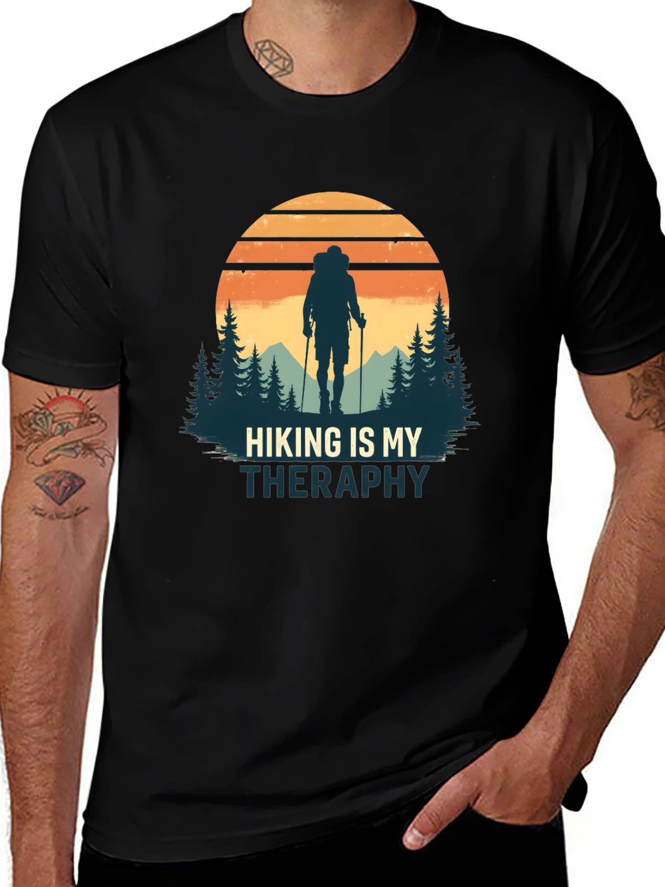 Hiking is My Therapy T-Shirt