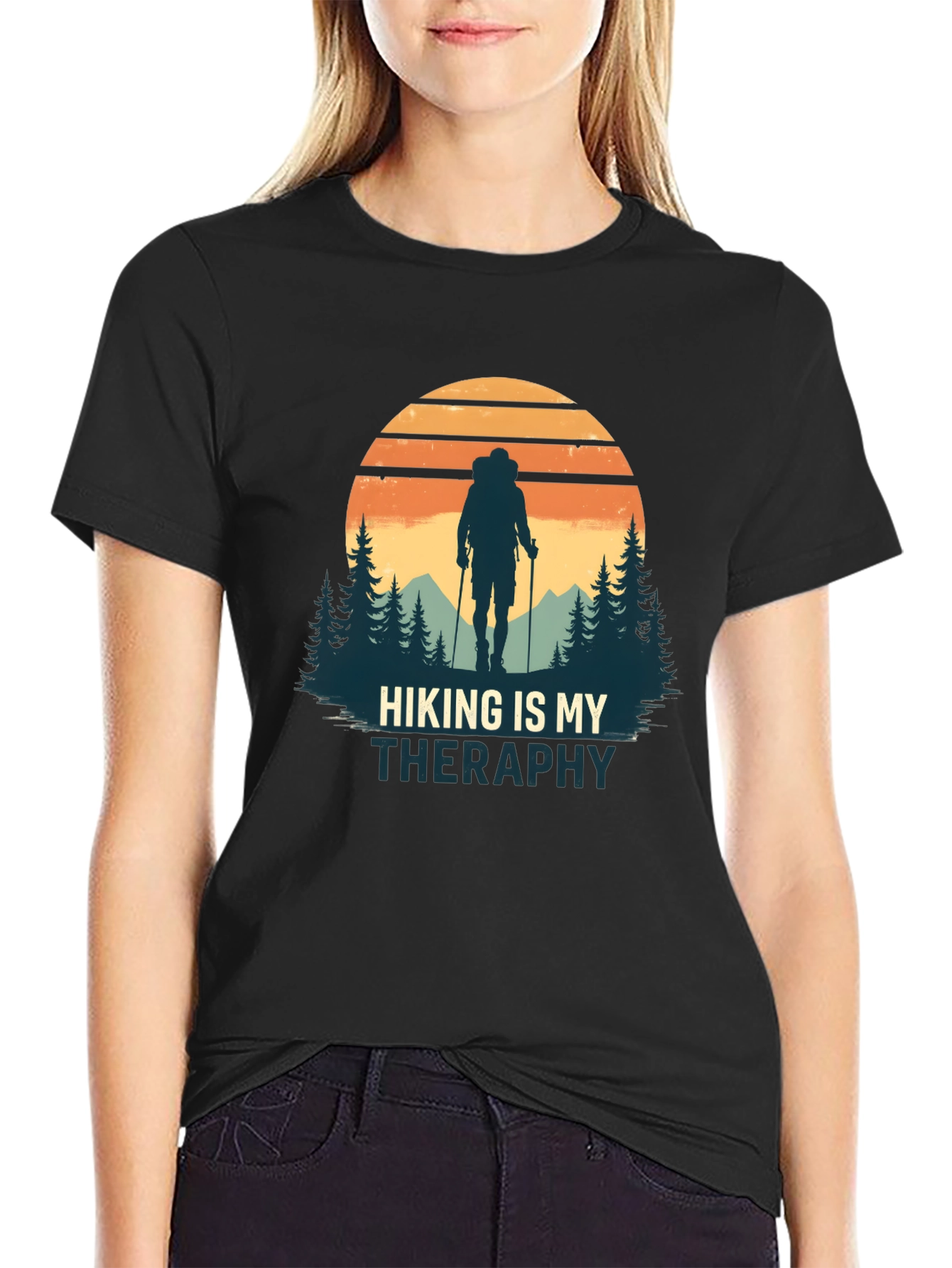 Hiking is My Therapy T-Shirt