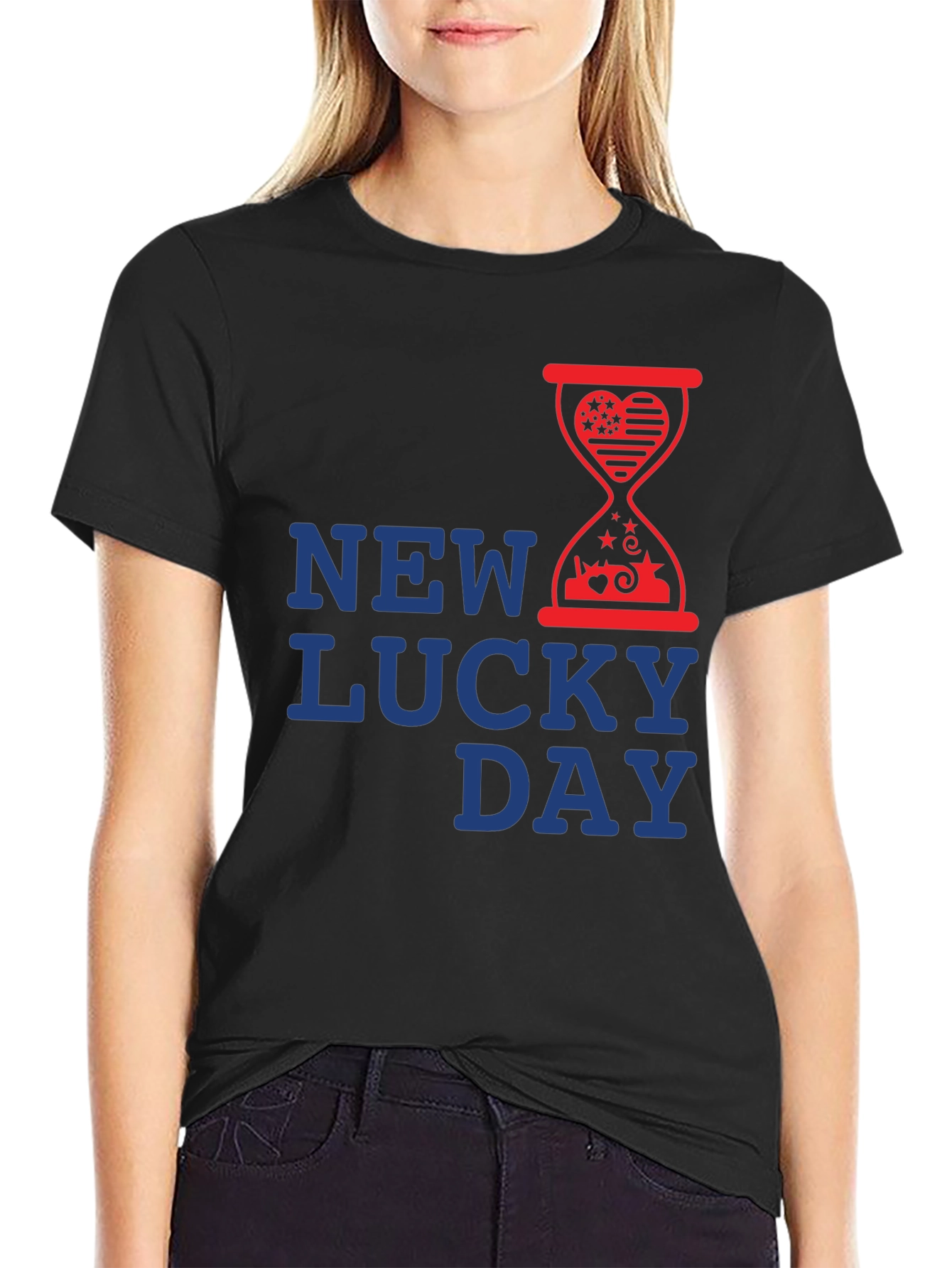 New Lucky Day Graphic T-Shirt - Stylish Design
