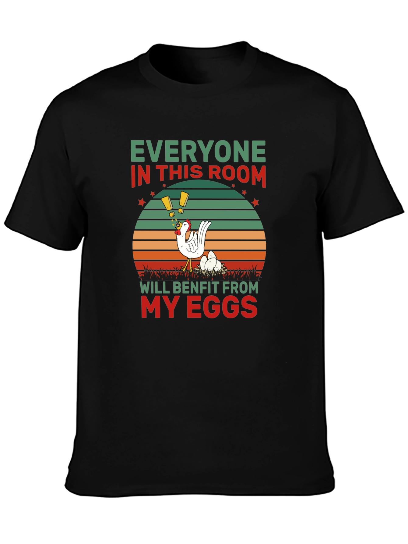 Everyone Benefits Chicken T-Shirt