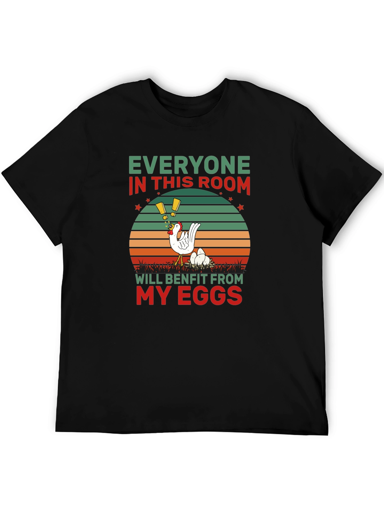 Everyone Benefits Chicken T-Shirt