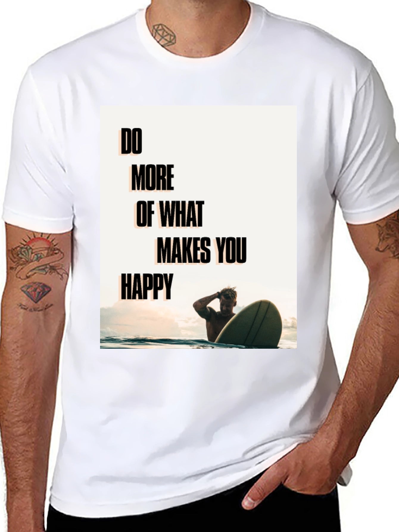 Inspirational Surfer Graphic Tee