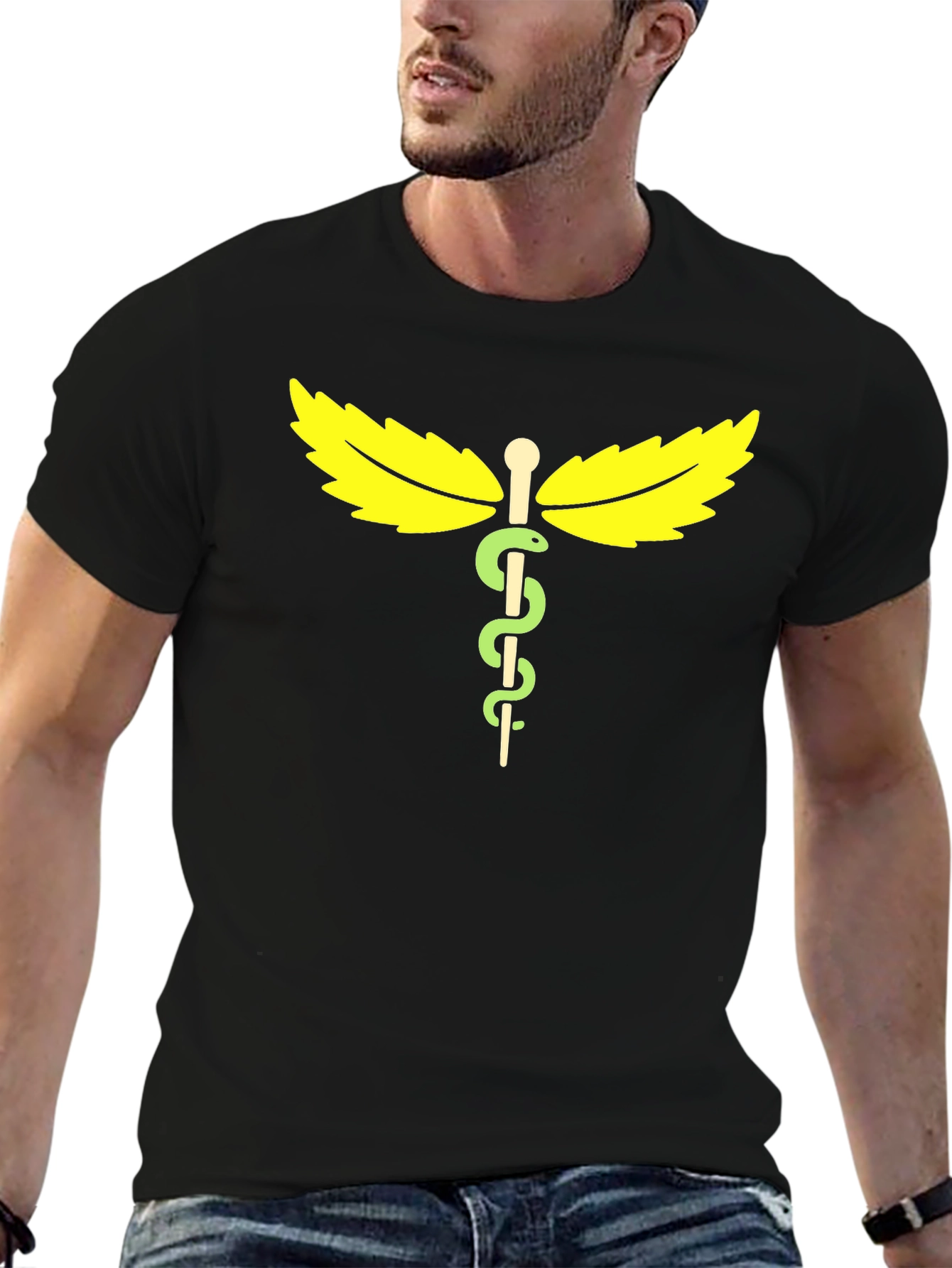 Medical Herb Symbol Graphic Tee