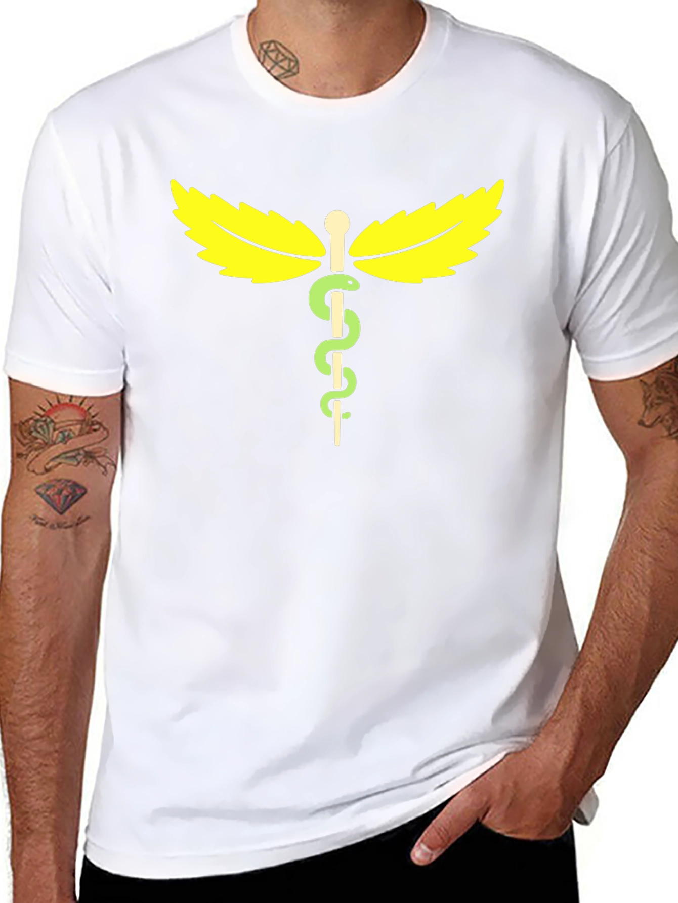 Medical Herb Symbol Graphic Tee
