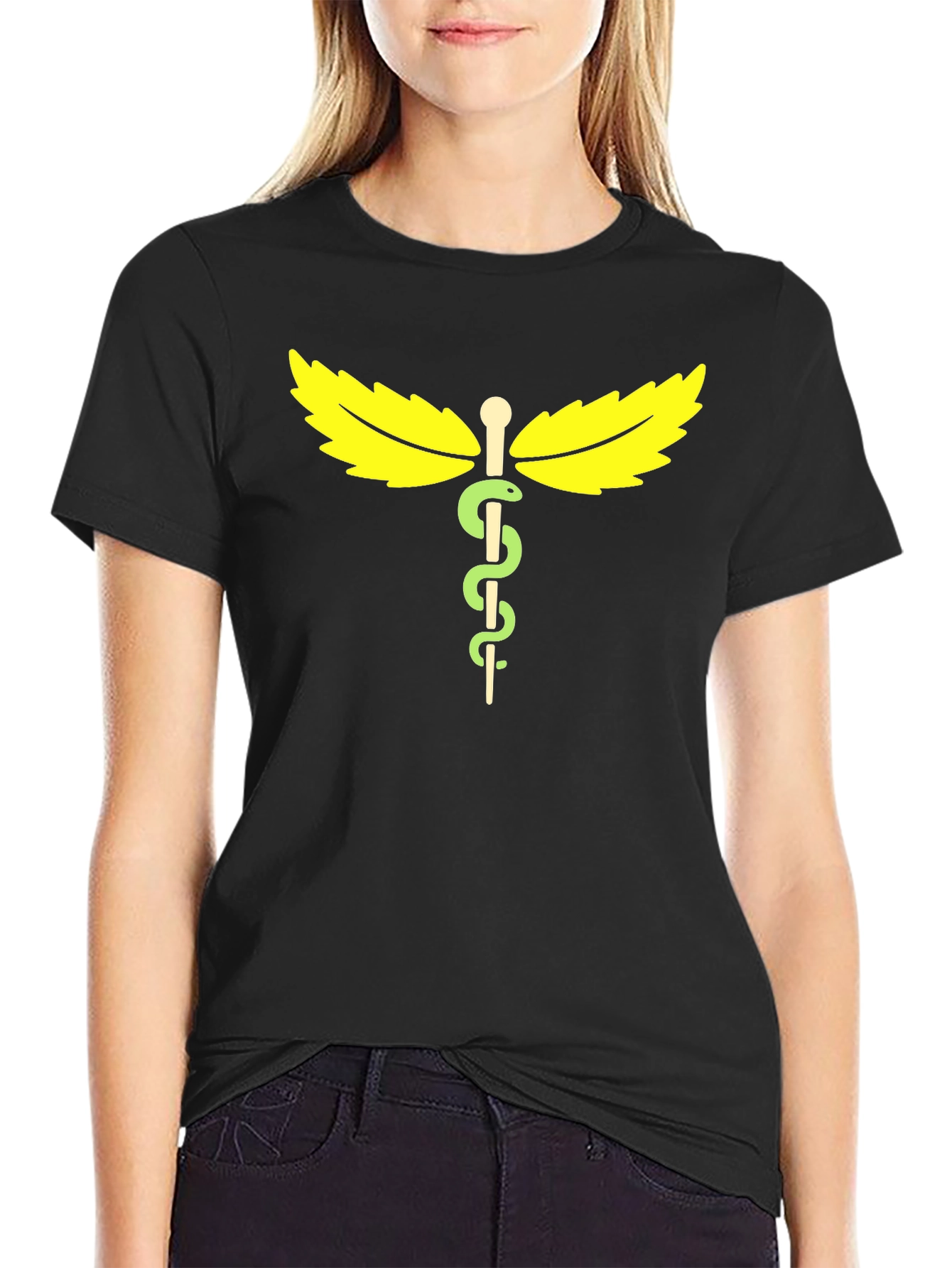 Medical Herb Symbol Graphic Tee