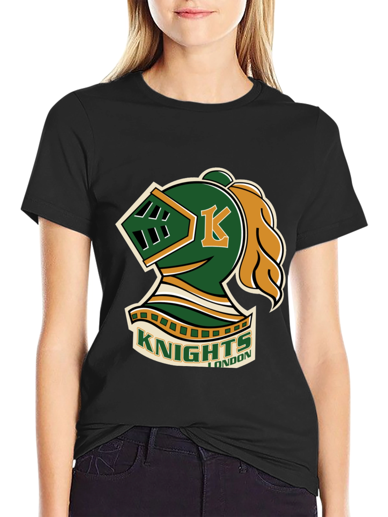 Knights London Graphic T-Shirt - Black