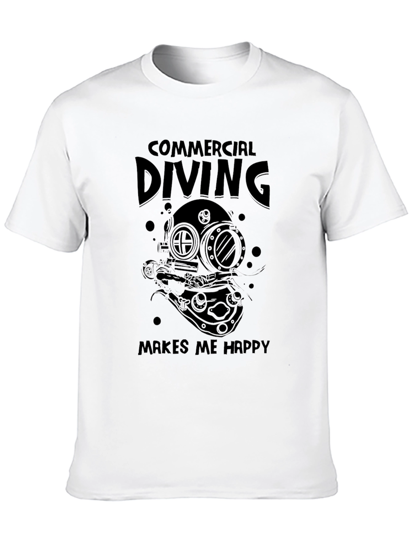Commercial Diving Makes Me Happy T-Shirt